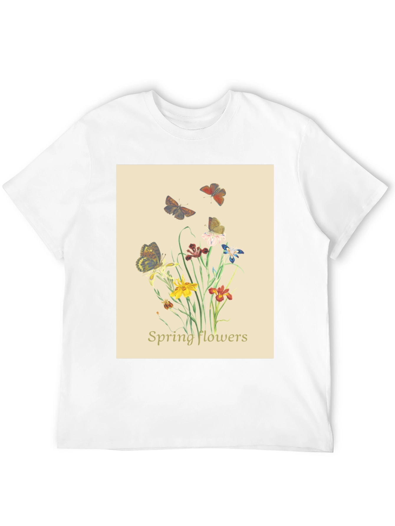 Spring Flowers Graphic Tee | Nature Inspired T-Shirt