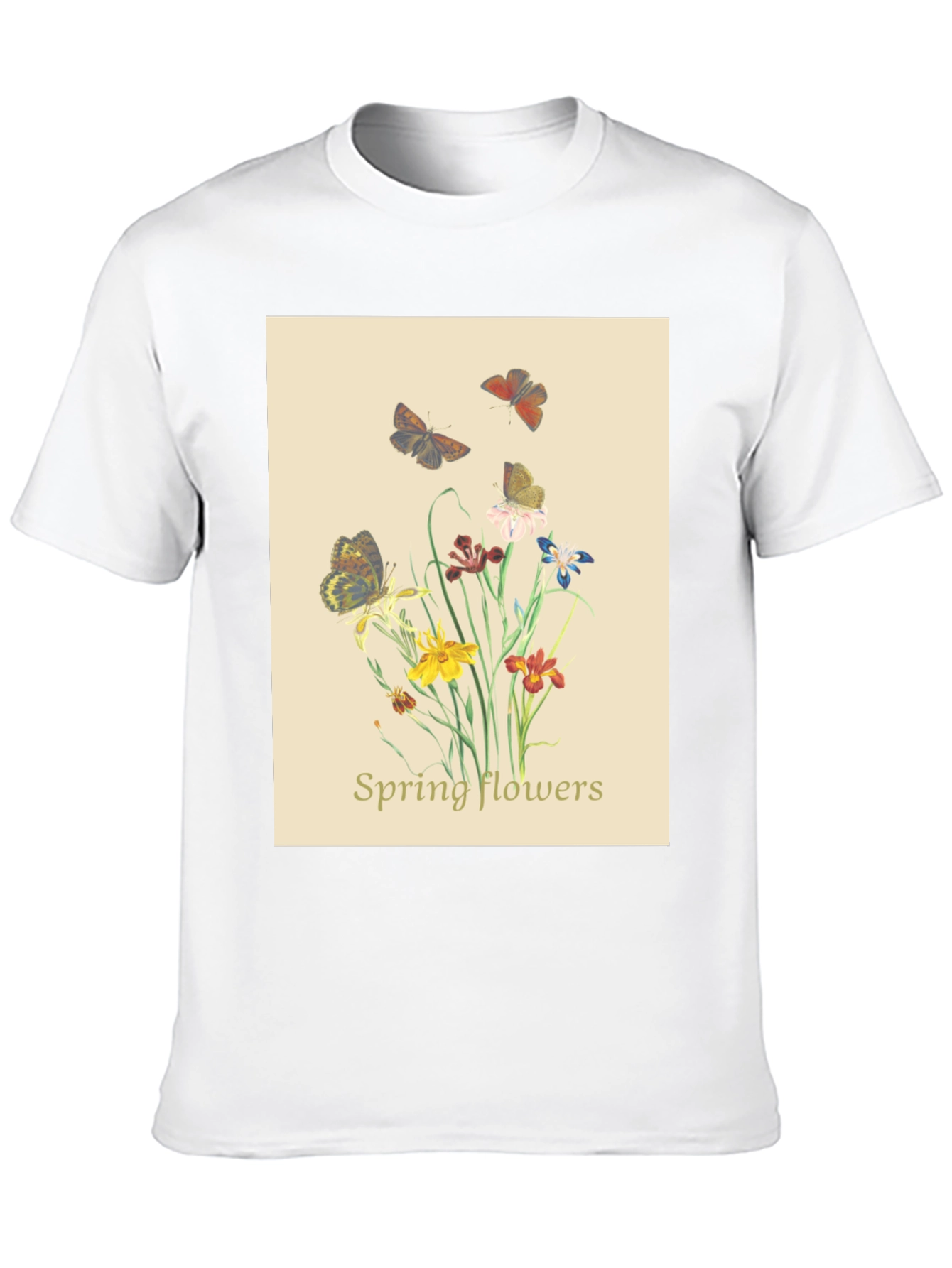 Spring Flowers Graphic Tee | Nature Inspired T-Shirt