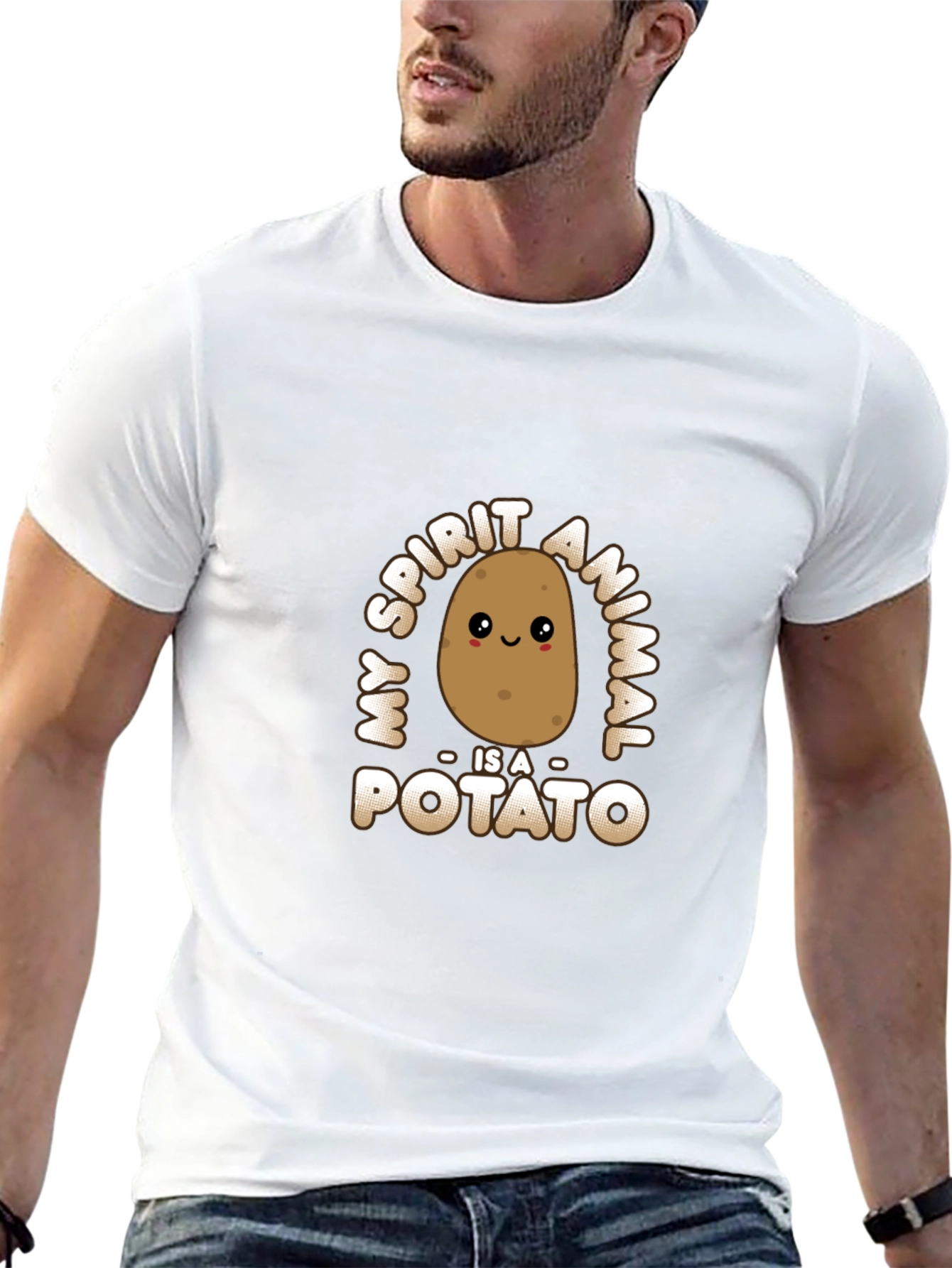 My Spirit Animal Potato T-Shirt - Funny Novelty Tee