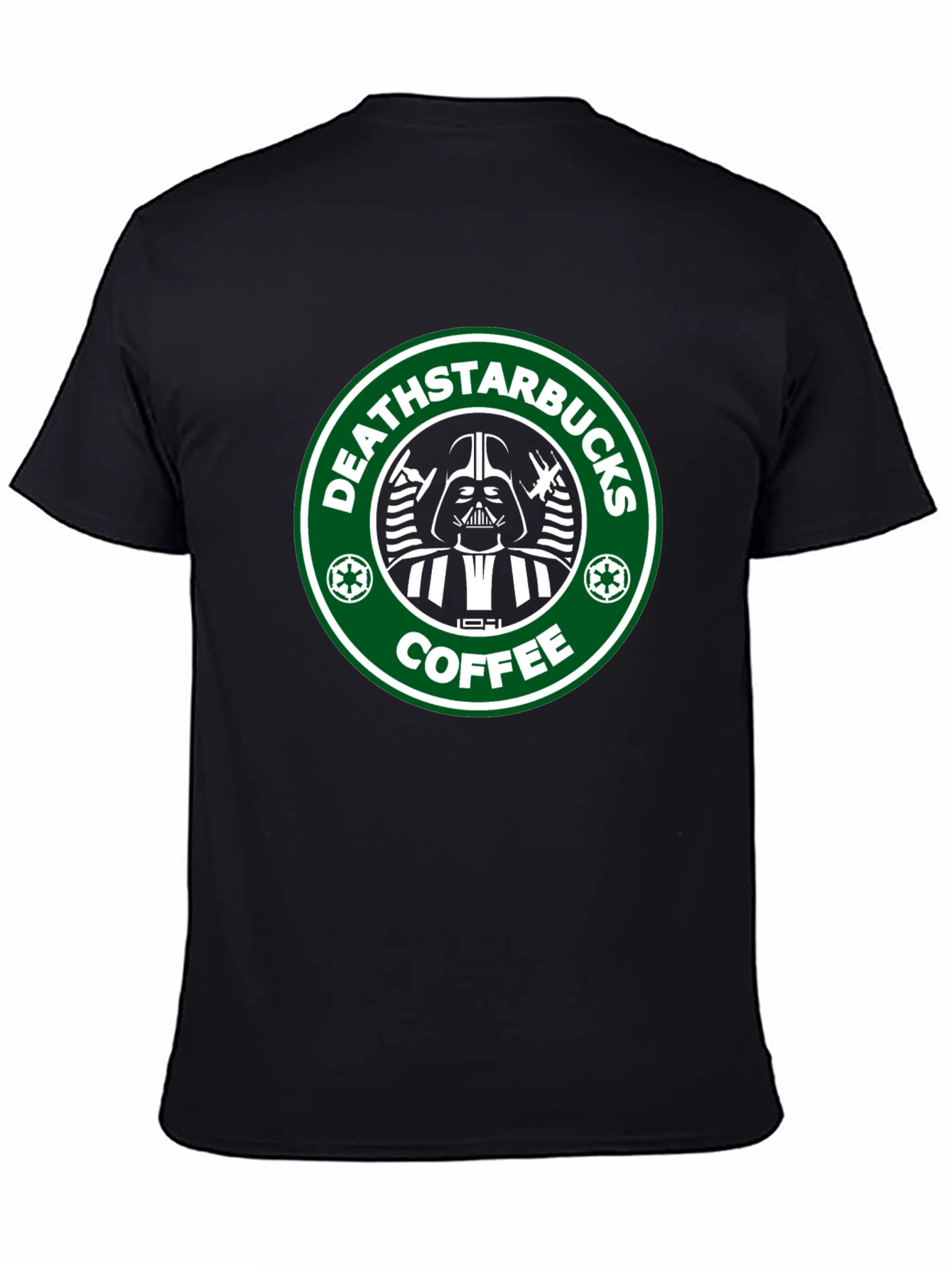 Deathstarbucks Coffee Graphic T-Shirt