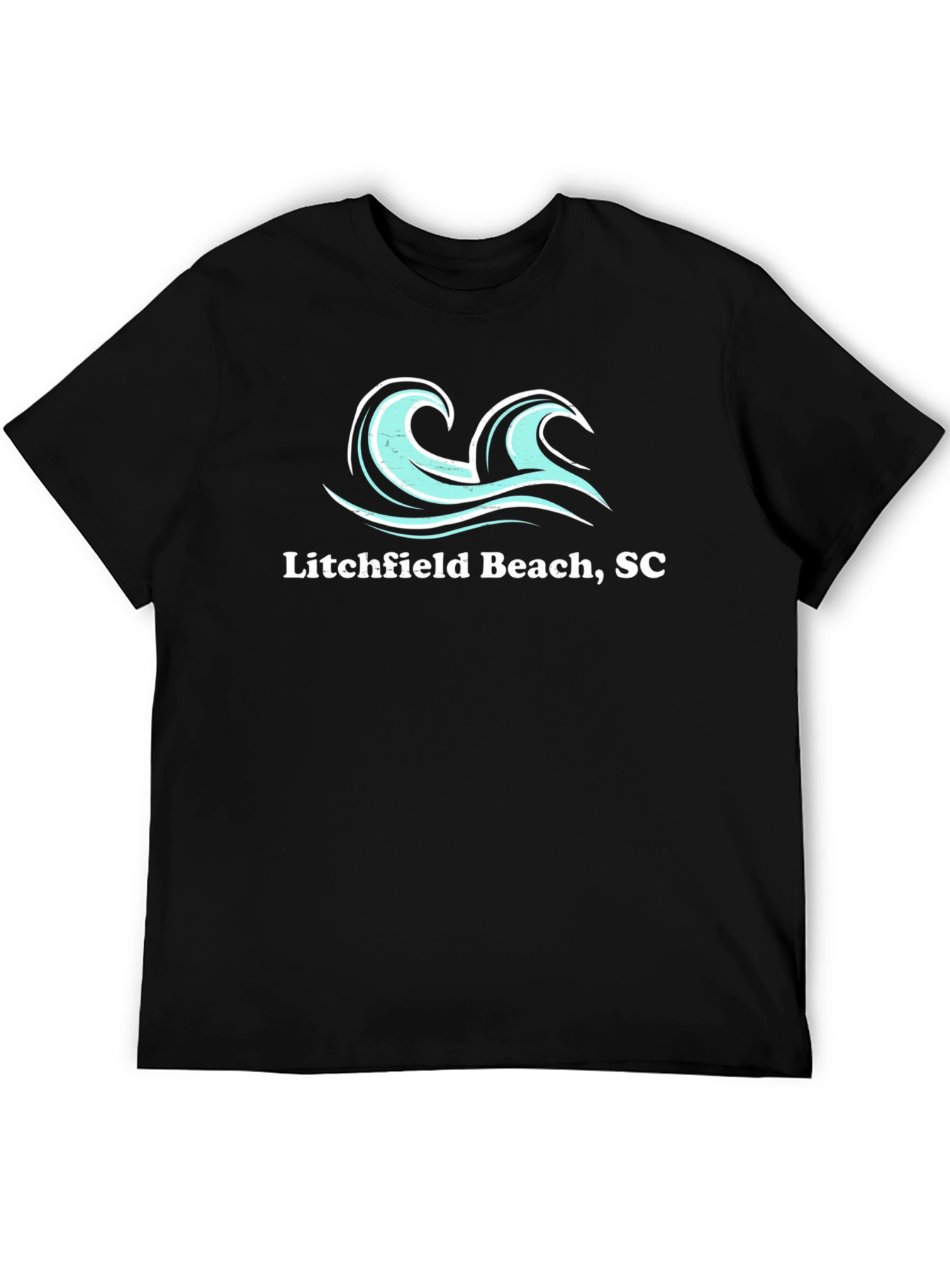 Litchfield Beach SC Wave Graphic Tee
