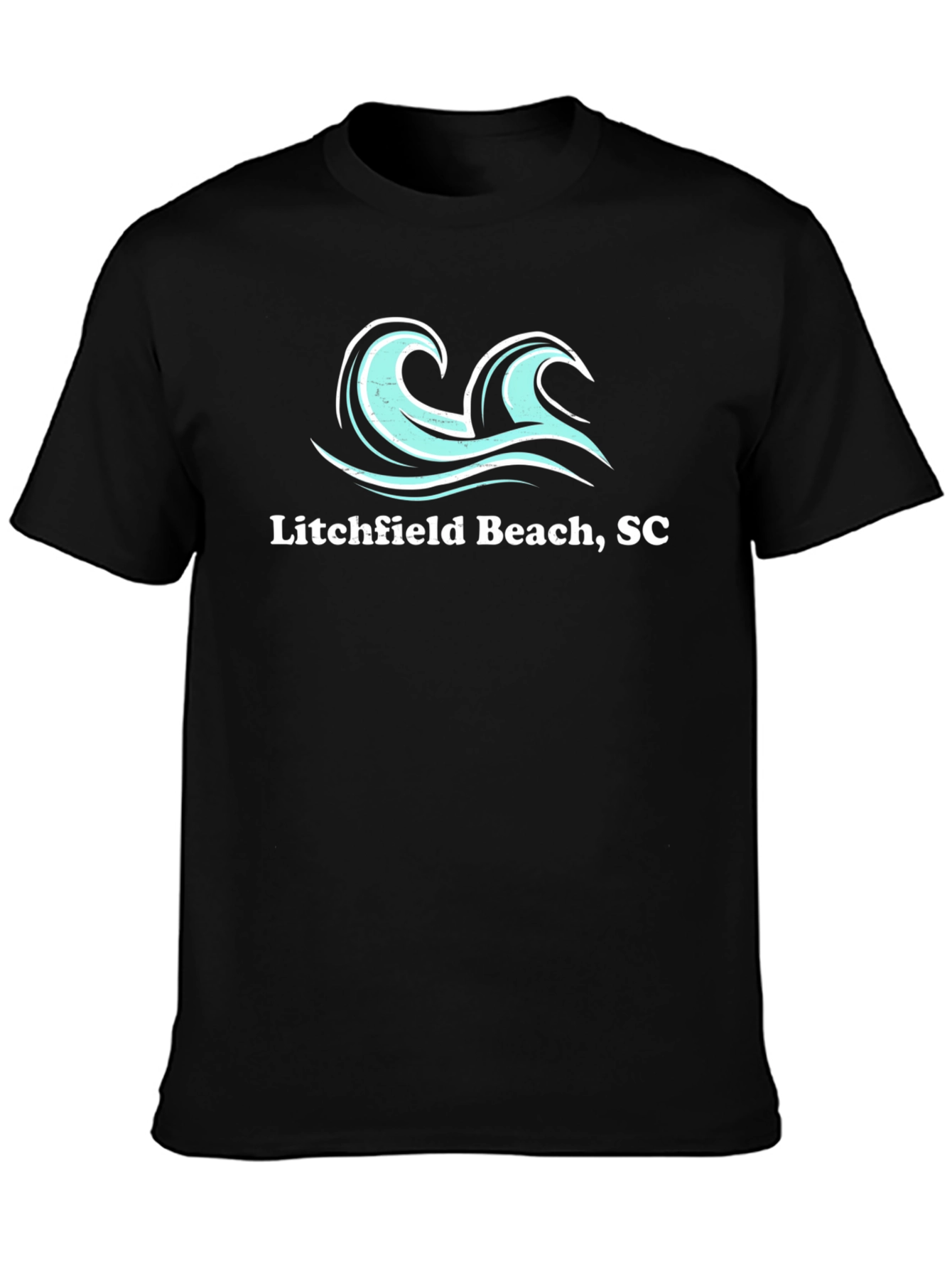 Litchfield Beach SC Wave Graphic Tee