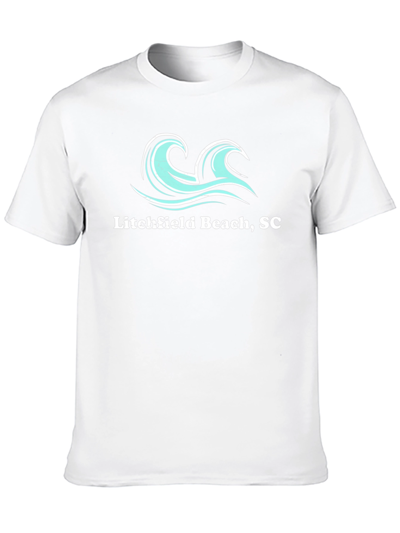 Litchfield Beach SC Wave Graphic Tee