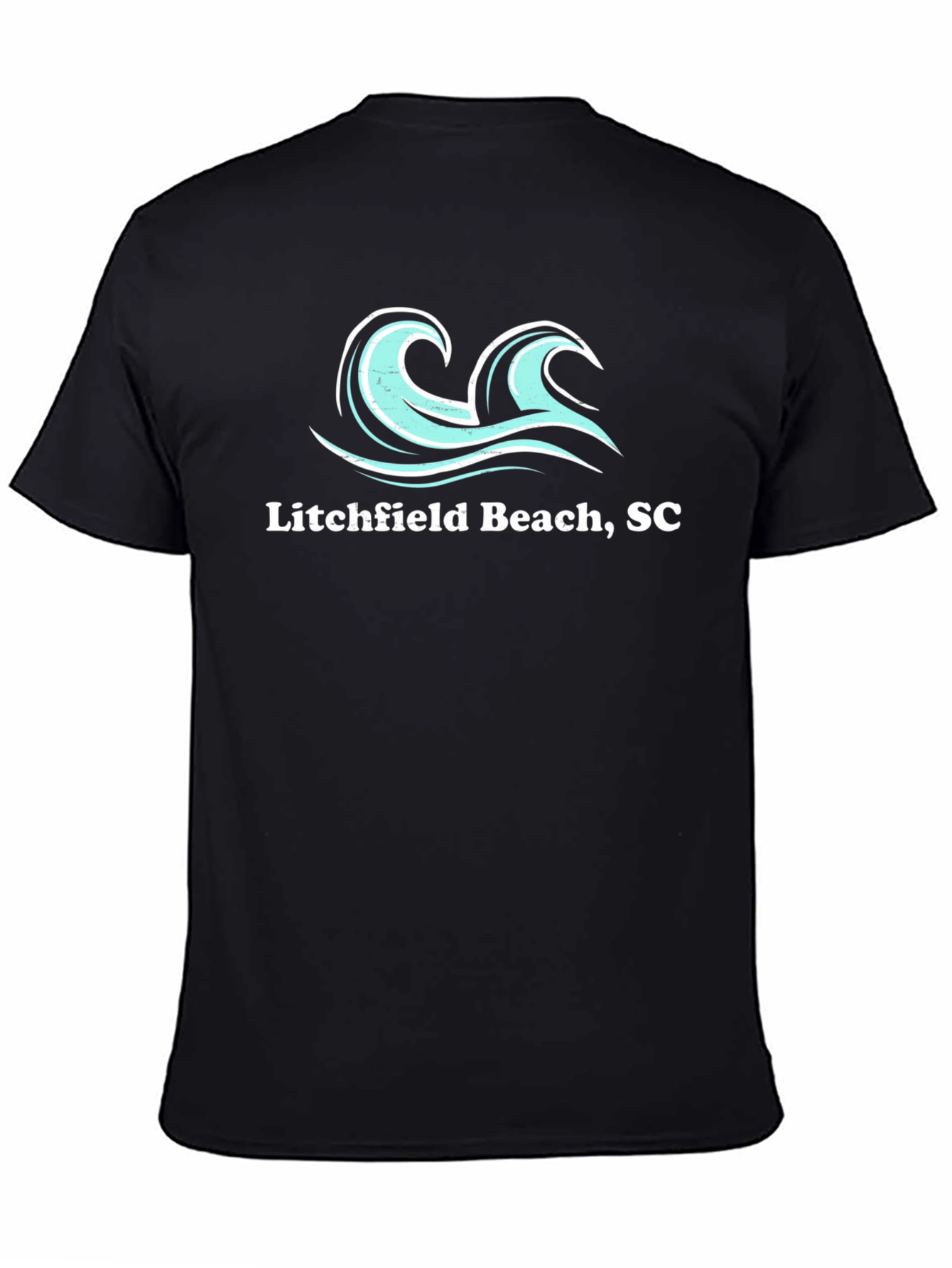 Litchfield Beach SC Wave Graphic Tee