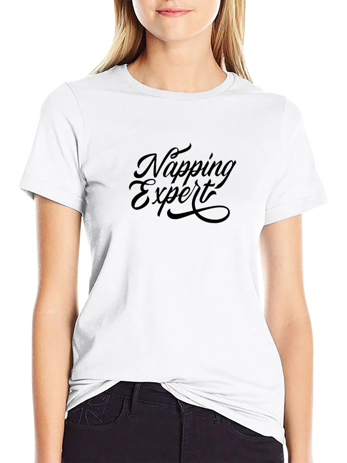 Napping Expert Black T-Shirt