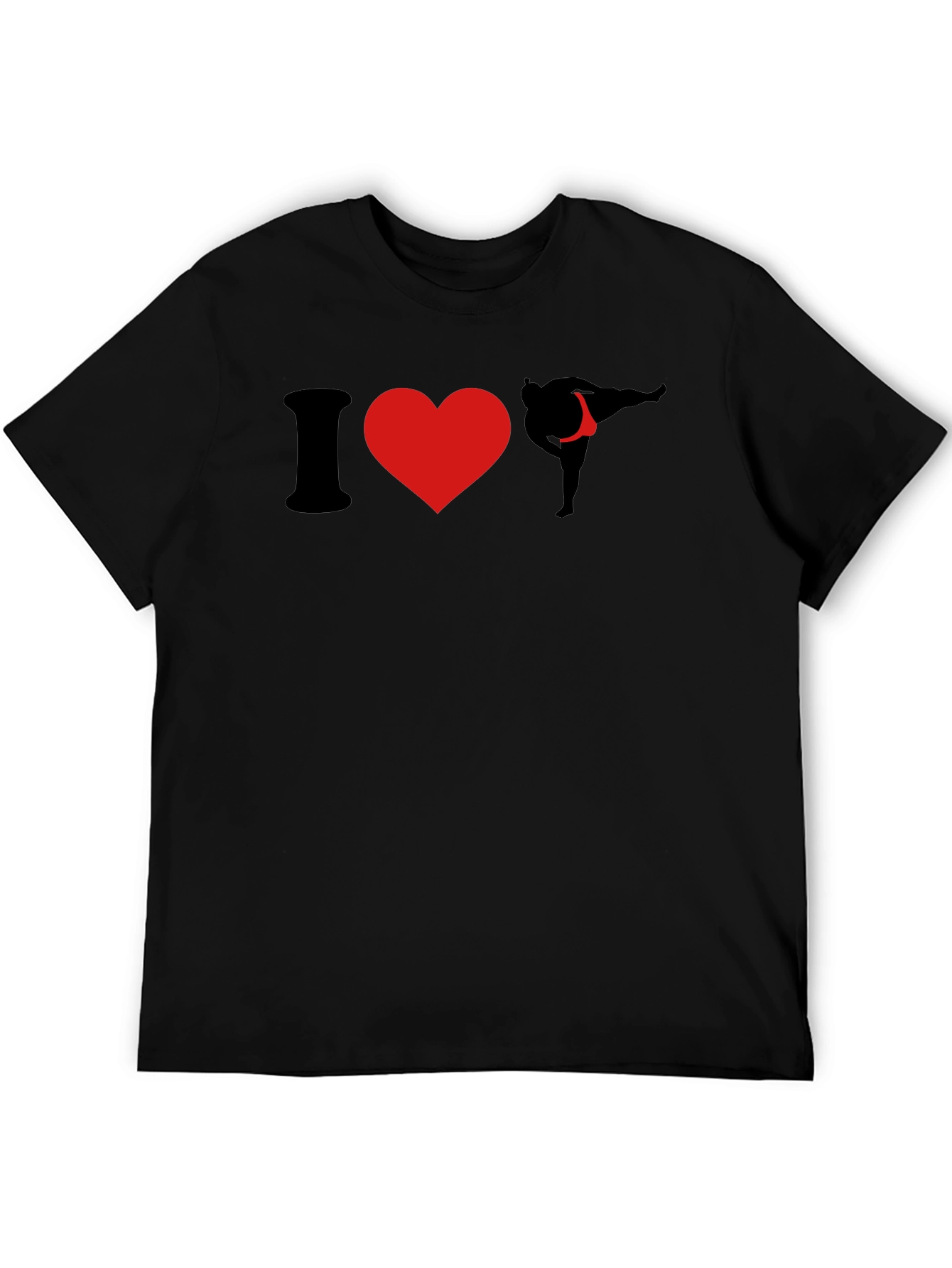 I Love Sumo Wrestling Black T-Shirt