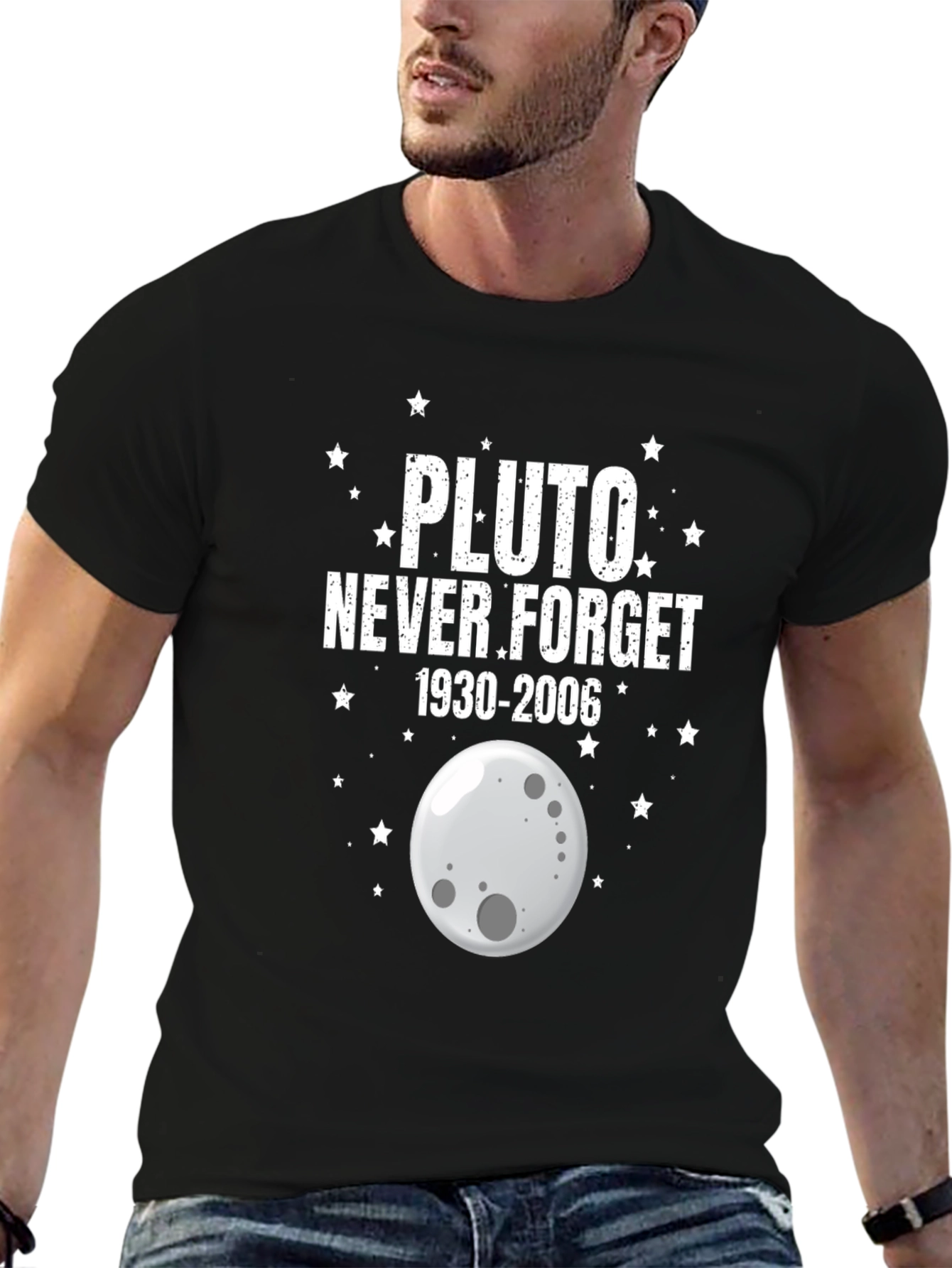 Pluto Never Forget Graphic T-Shirt