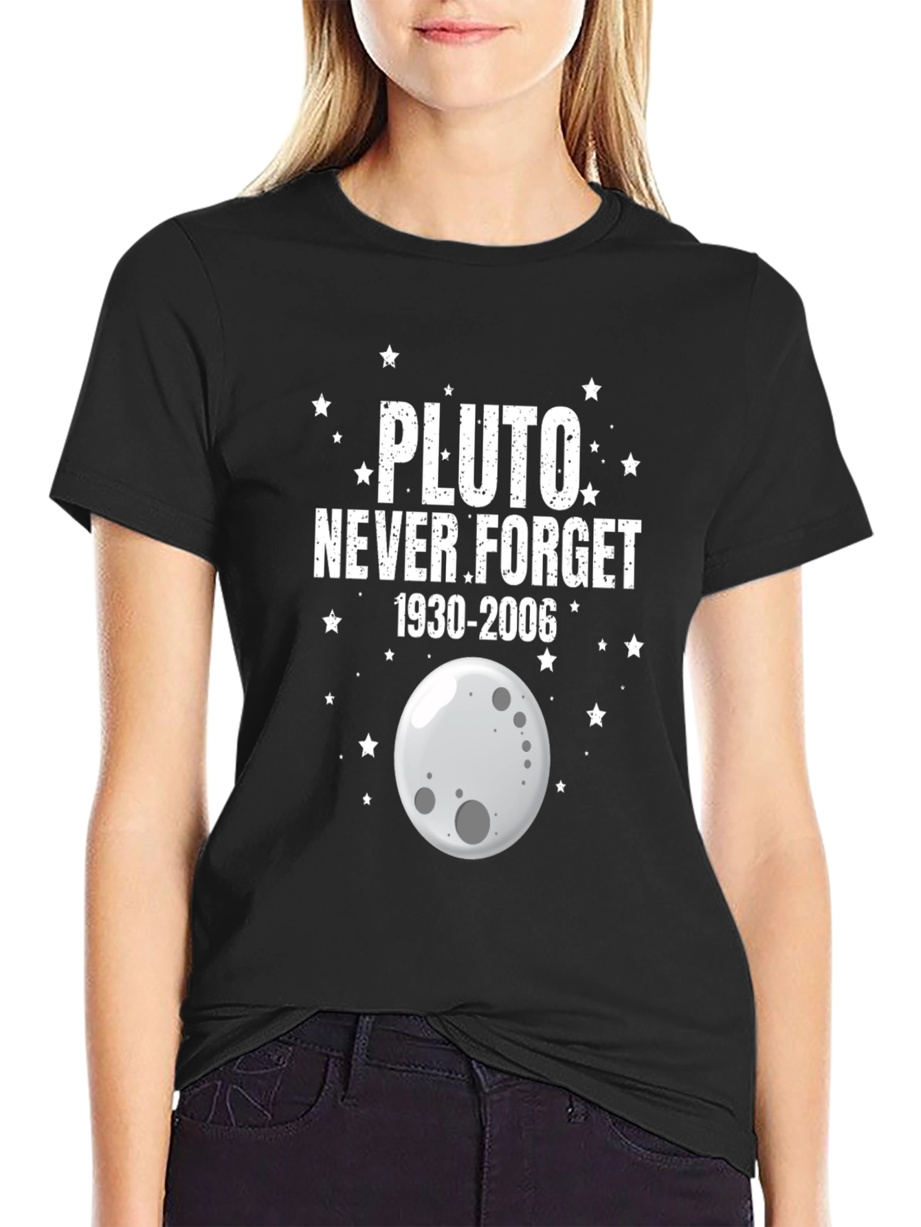 Pluto Never Forget Graphic T-Shirt