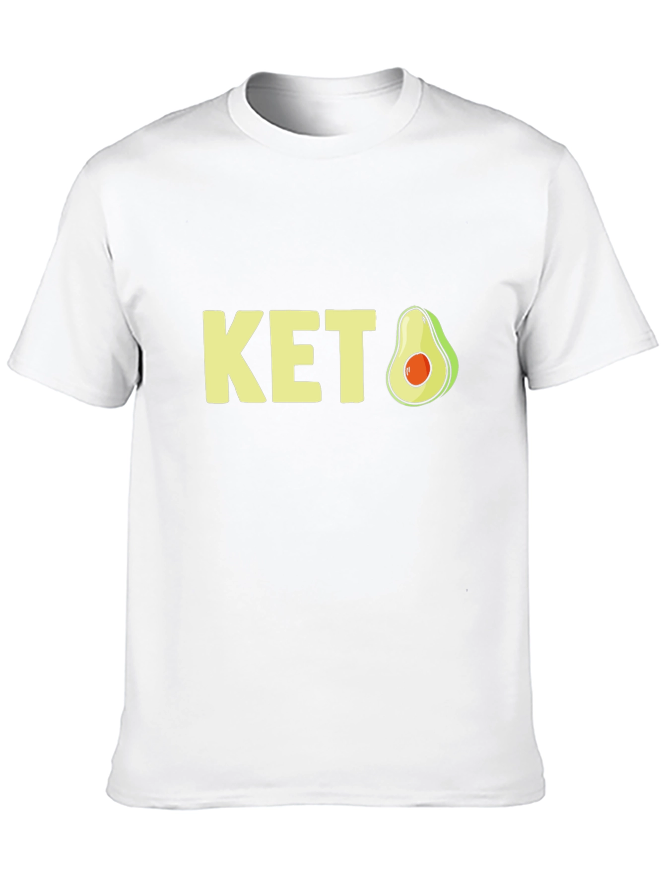 Keto Avocado Graphic Tee - Black