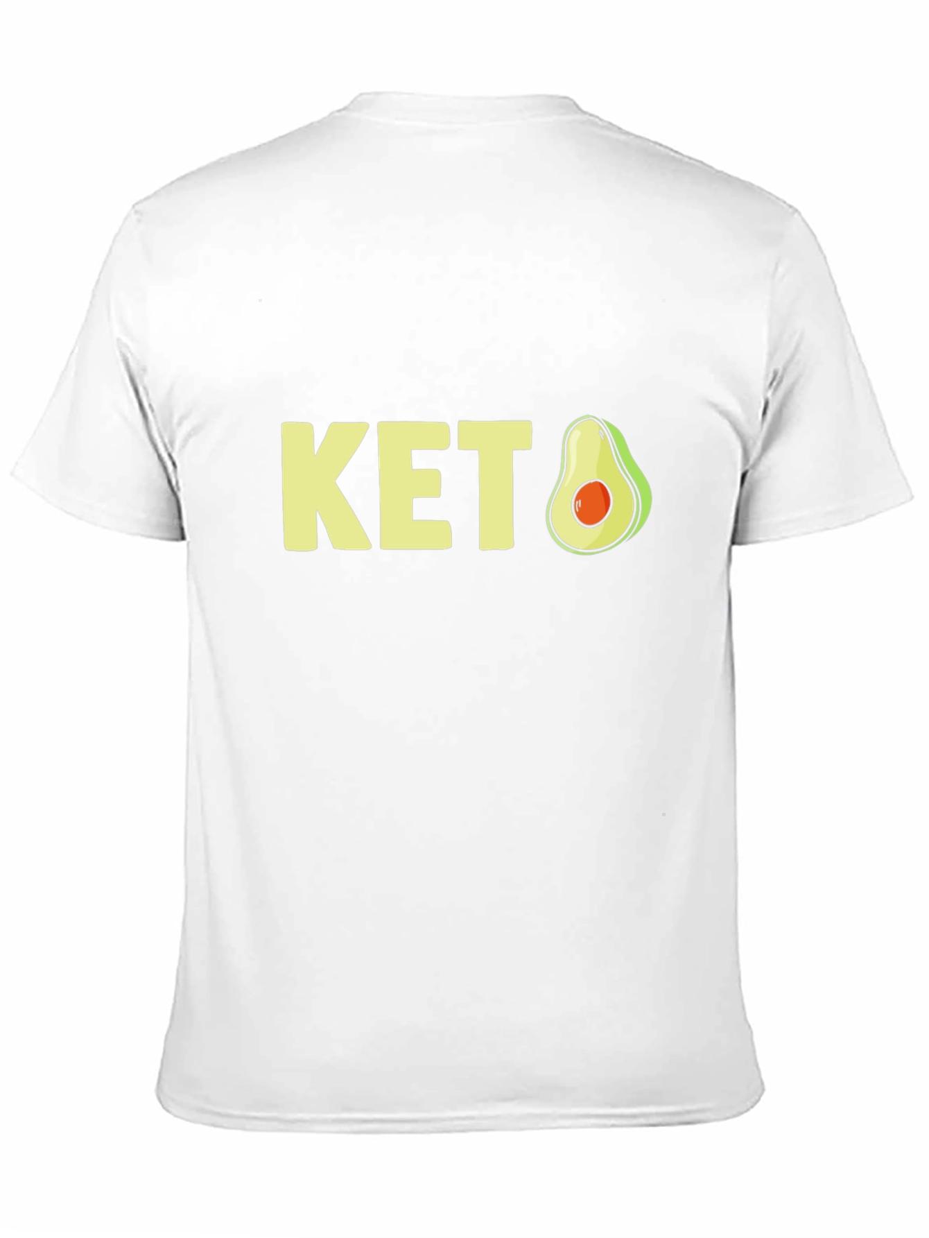 Keto Avocado Graphic Tee - Black