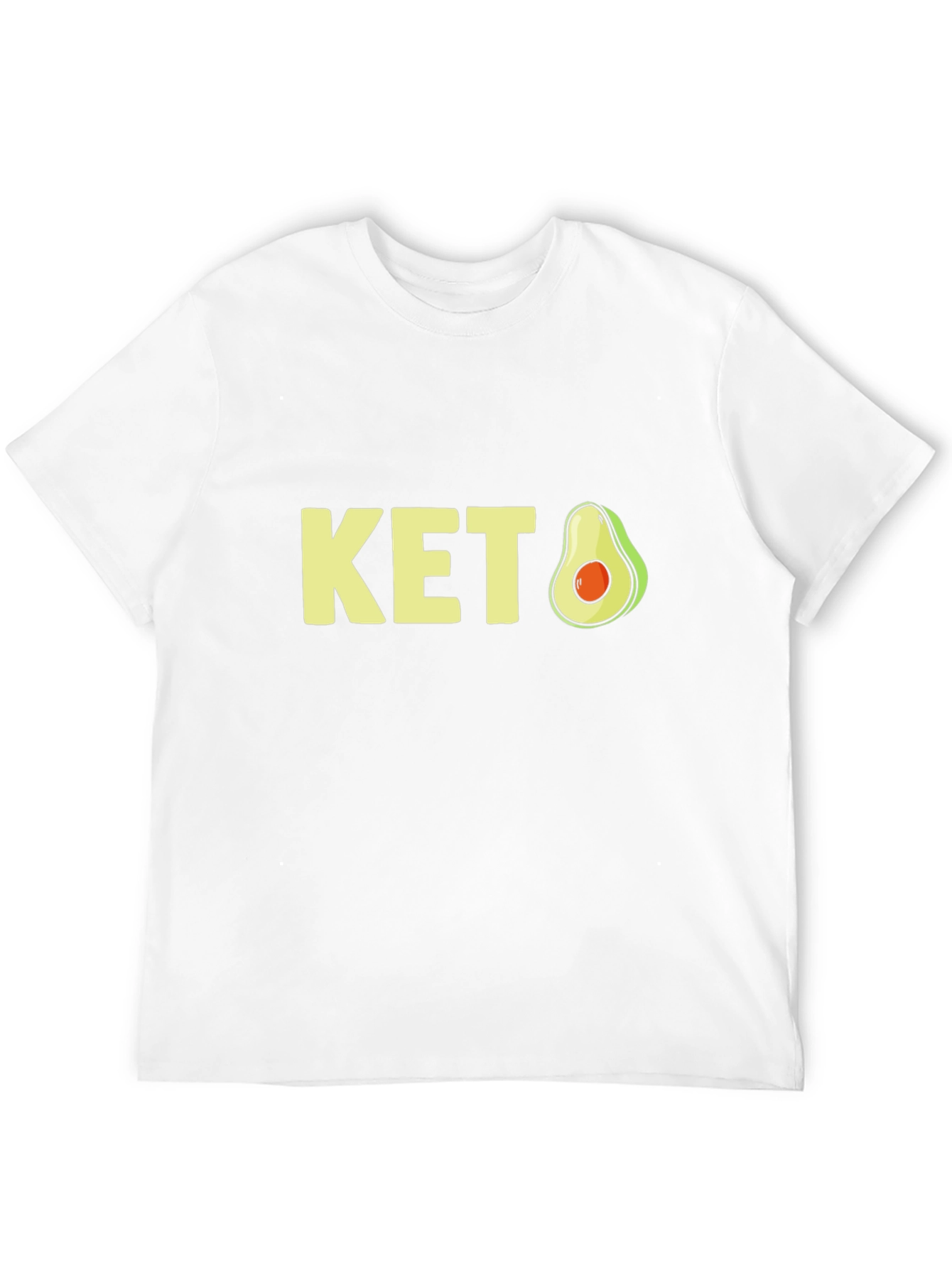 Keto Avocado Graphic Tee - Black