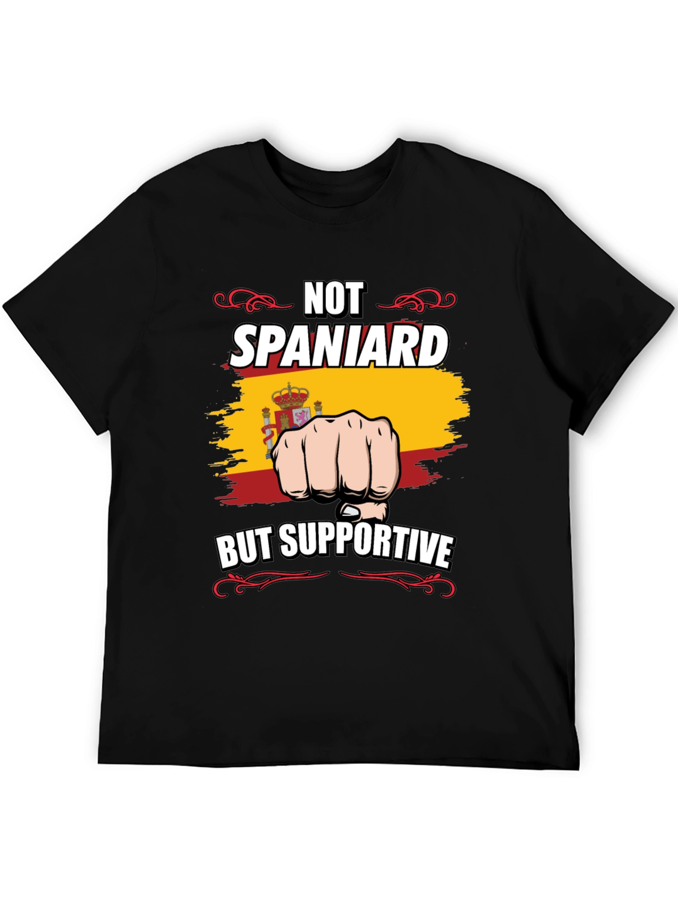 Supportive Spain Flag T-Shirt