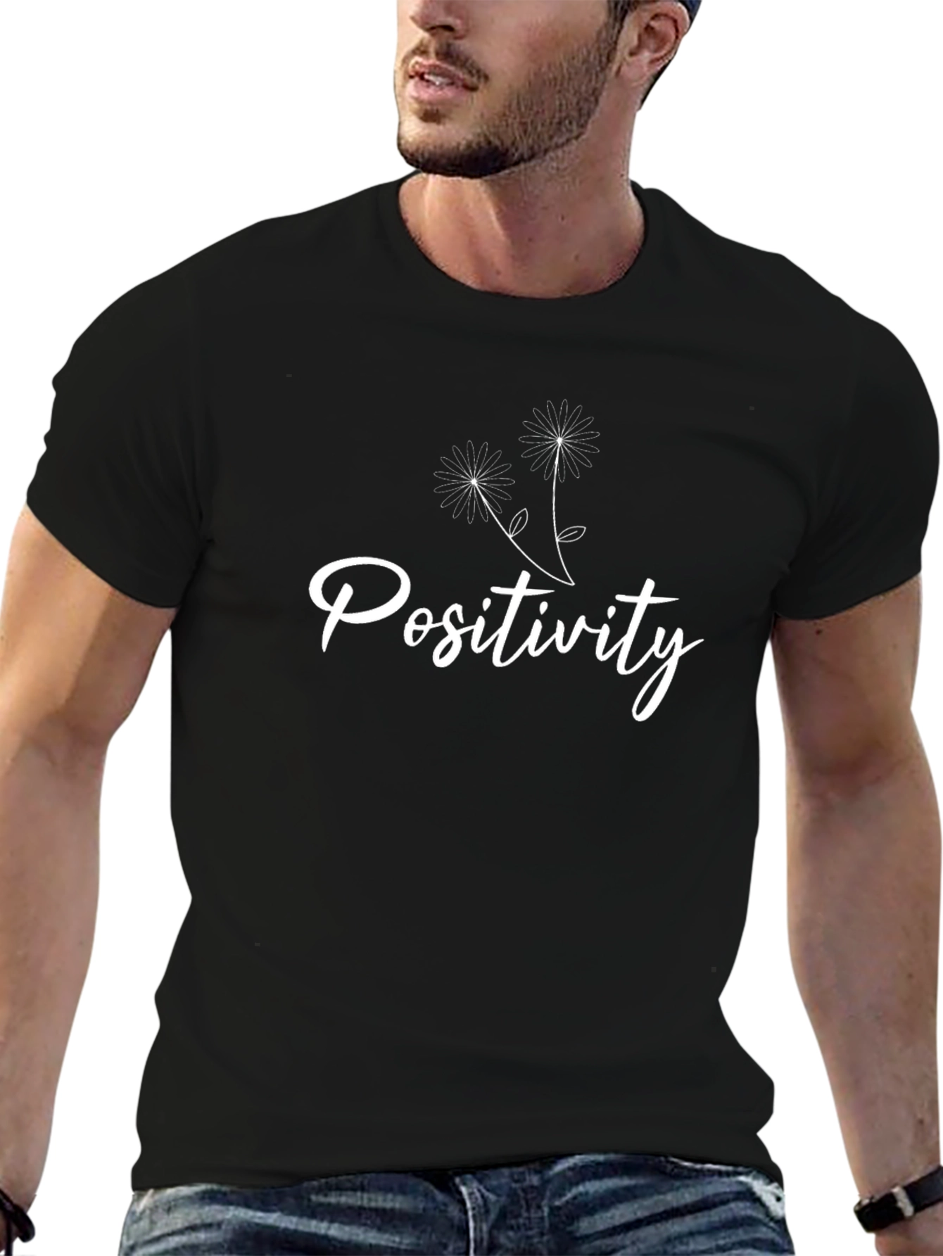 Positivity Black T-Shirt