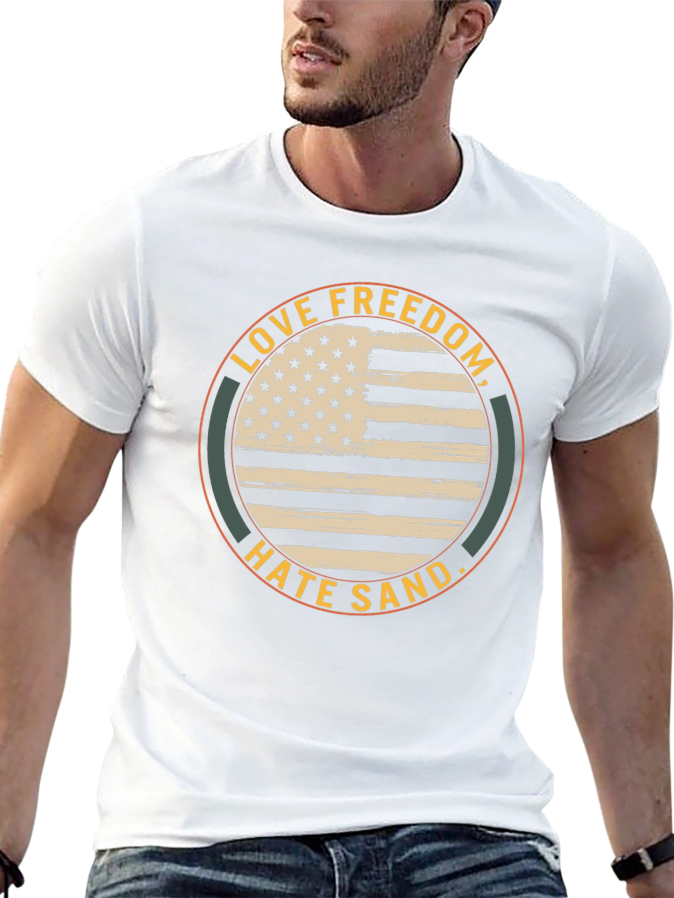 Love Freedom Hate Sand T-Shirt