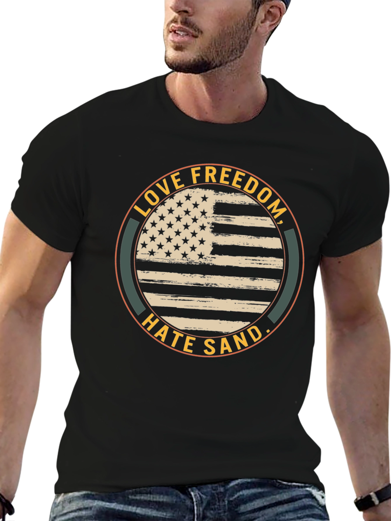 Love Freedom Hate Sand T-Shirt