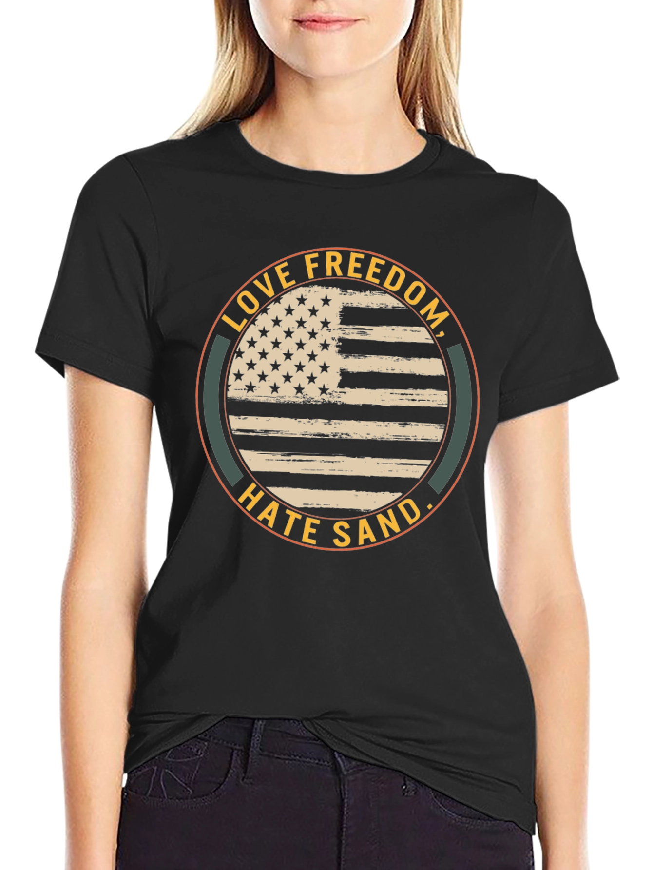 Love Freedom Hate Sand T-Shirt