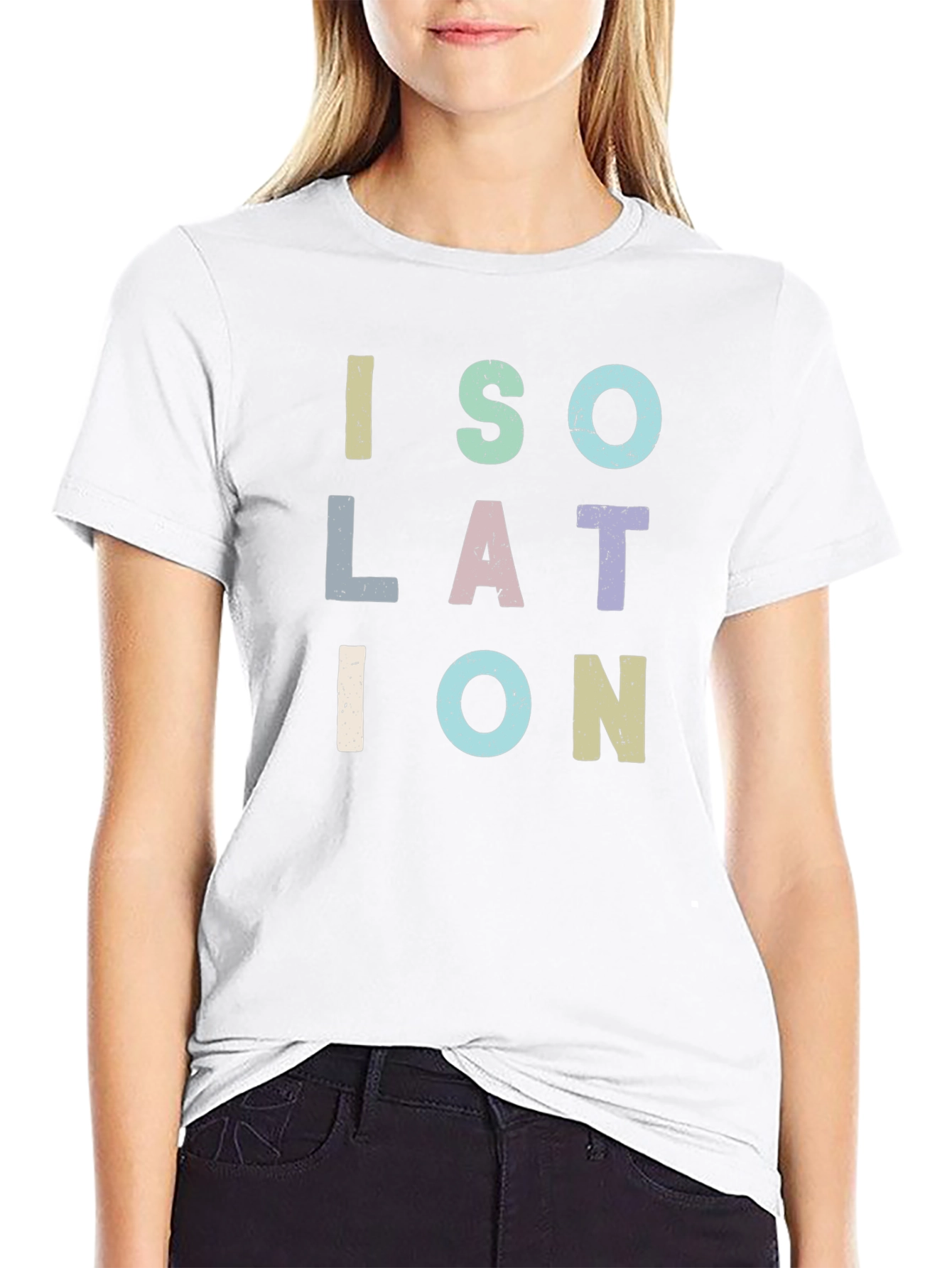 Isolation T-Shirt - Unique Lettering Design