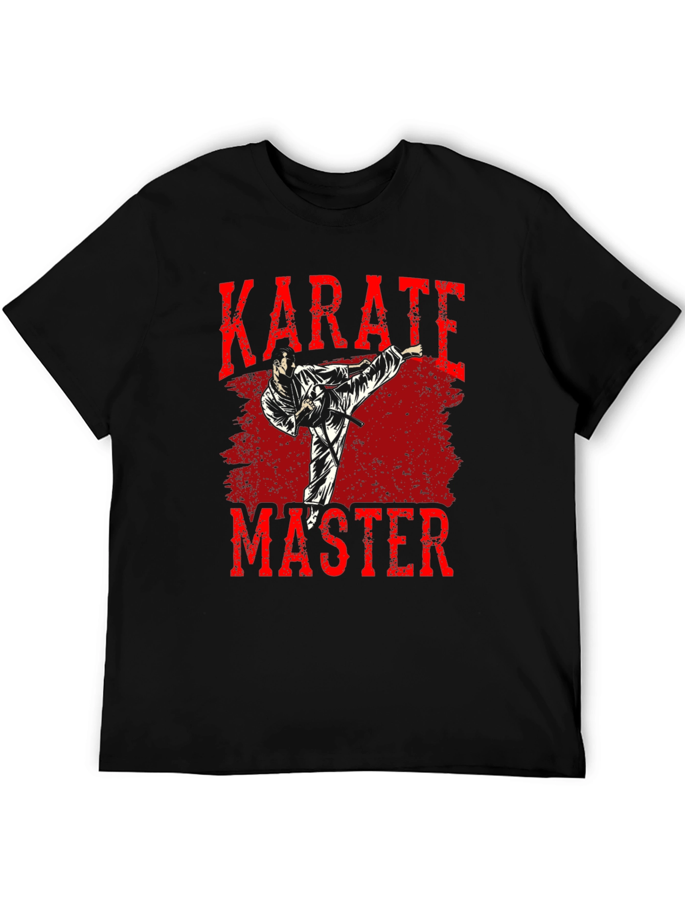 Karate Master Graphic T-Shirt - Black