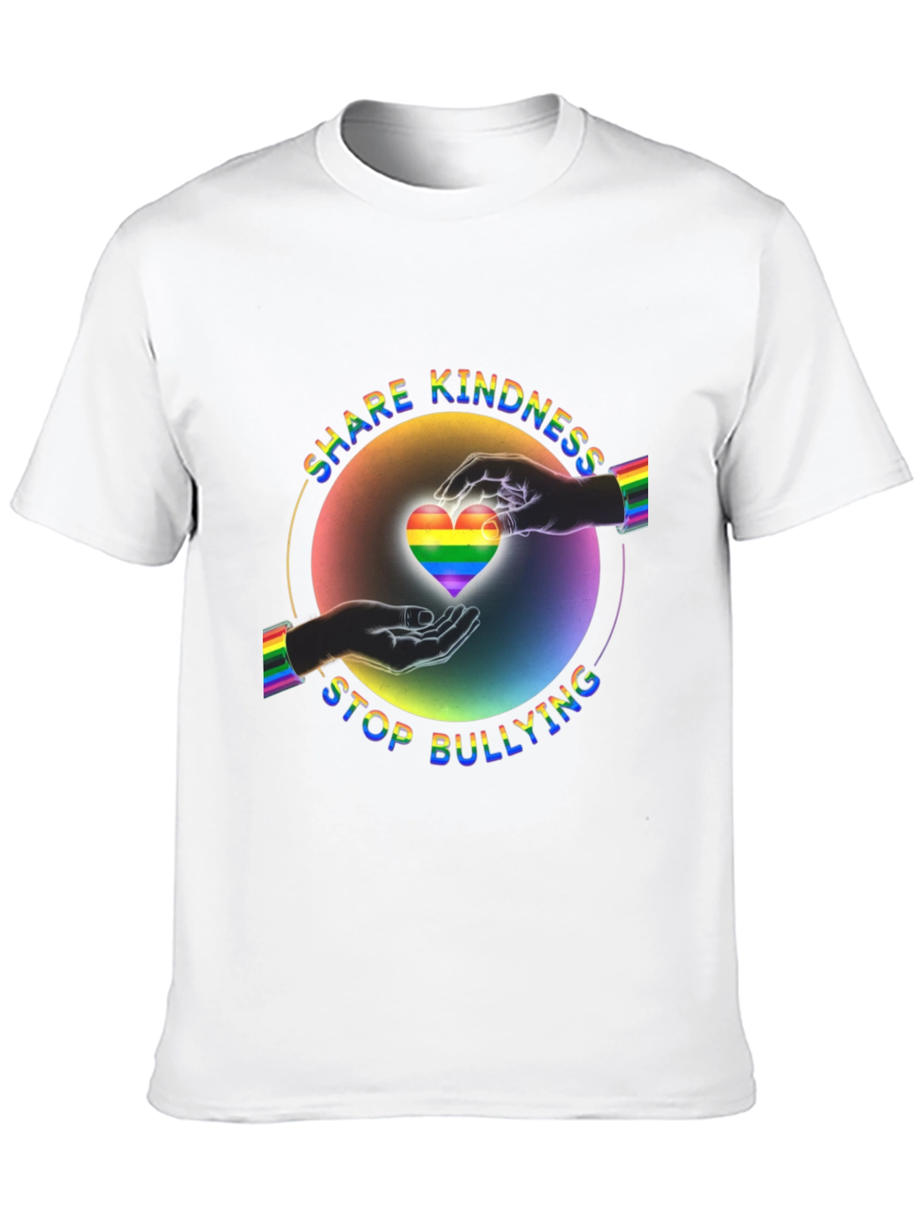 Share Kindness Stop Bullying LGBT Pride T-Shirt