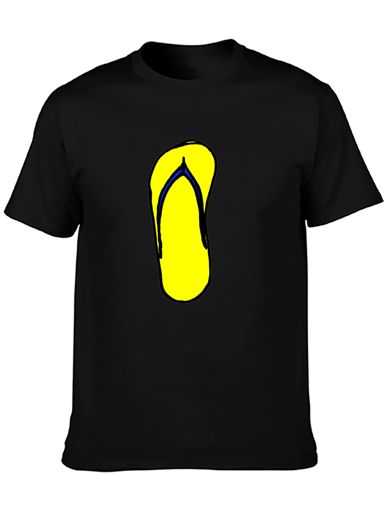 Flip Flop Graphic Tee - Black