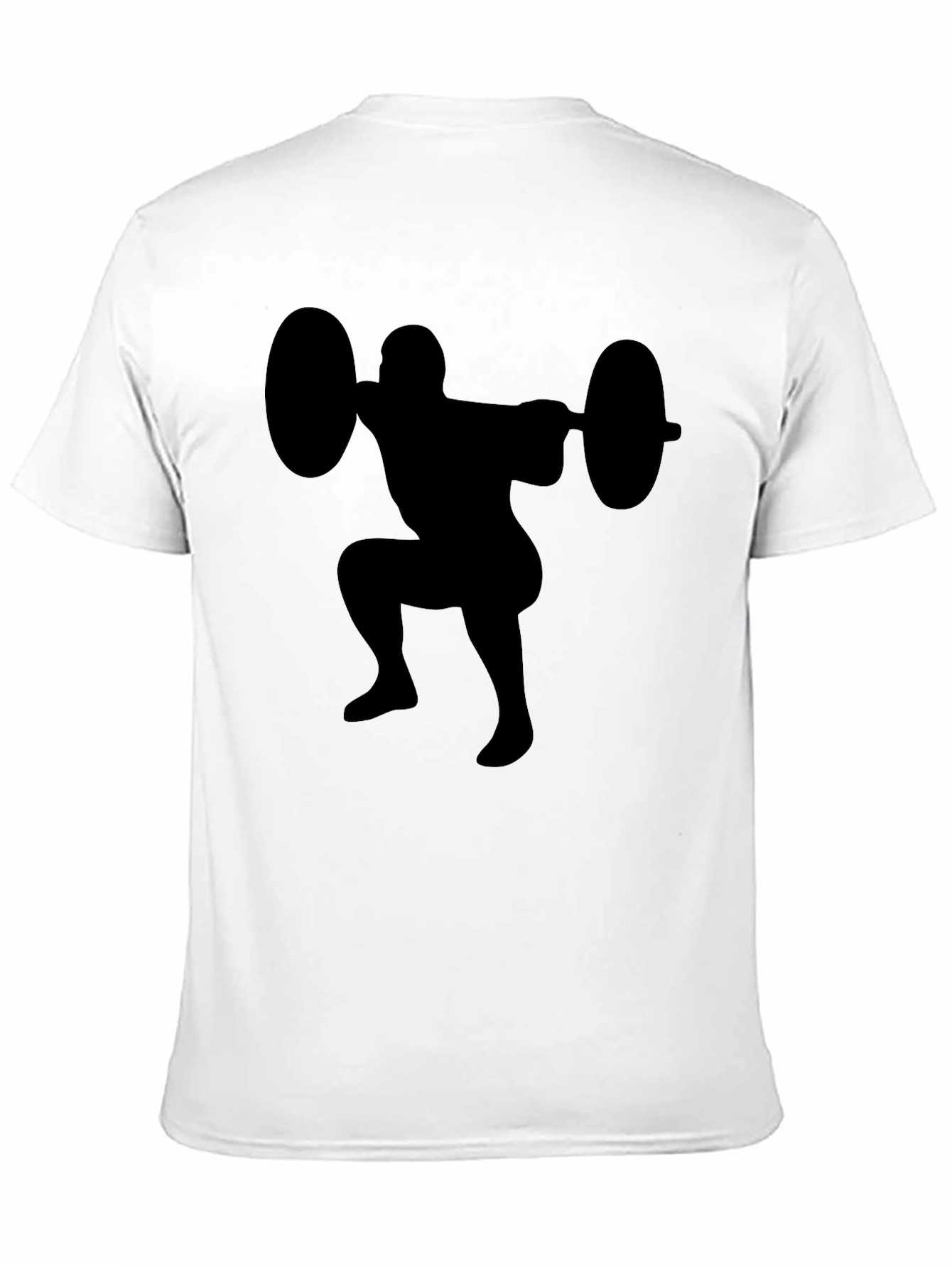 Weightlifter Squat Black T-Shirt