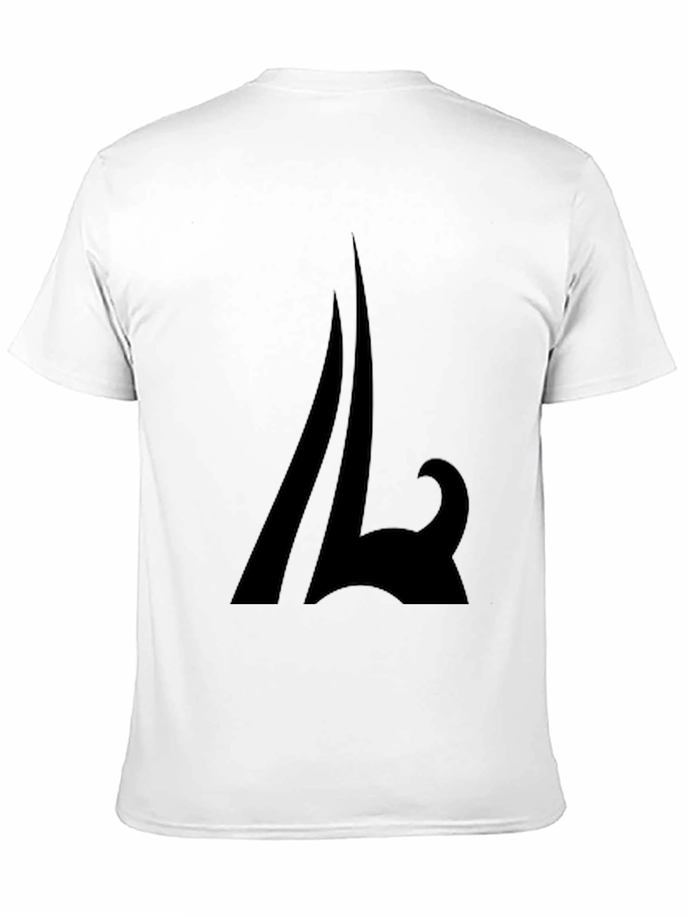 Abstract Graphic Black T-Shirt - Casual Style