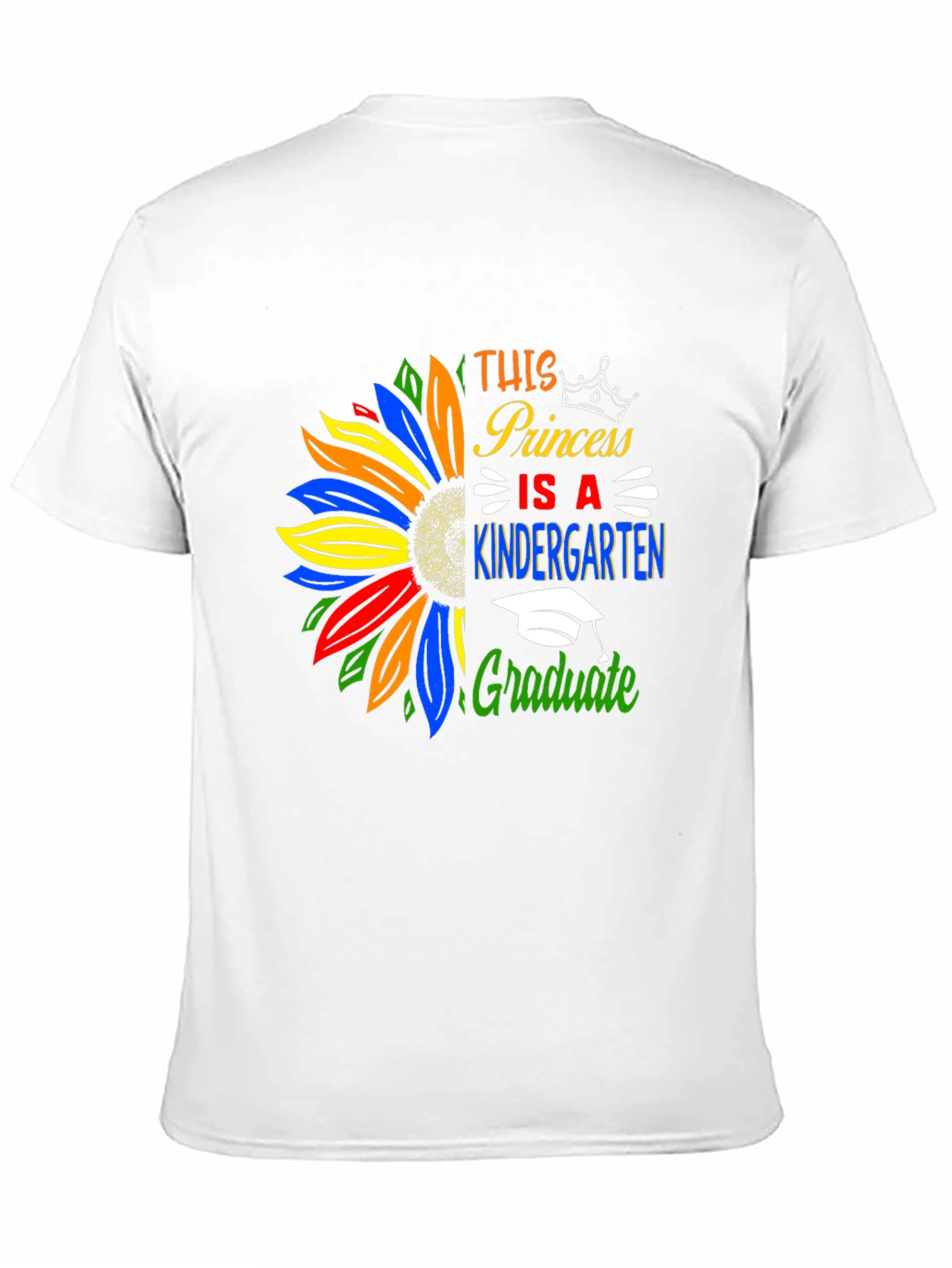 Princess Kindergarten Graduate T-Shirt Sunflower