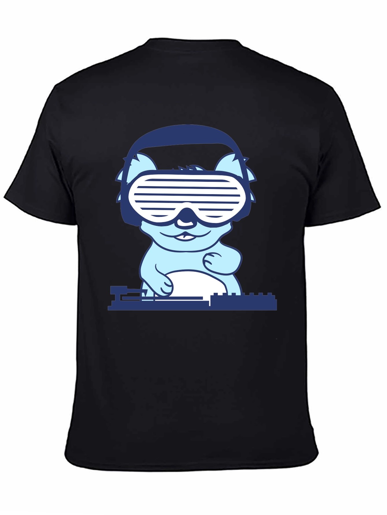 DJ Cat T-Shirt - Cool Party Animal Tee