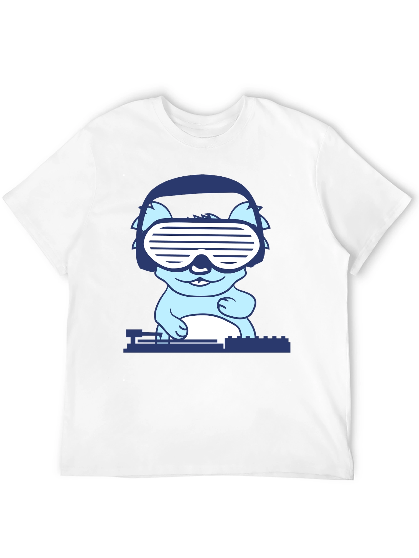 DJ Cat T-Shirt - Cool Party Animal Tee