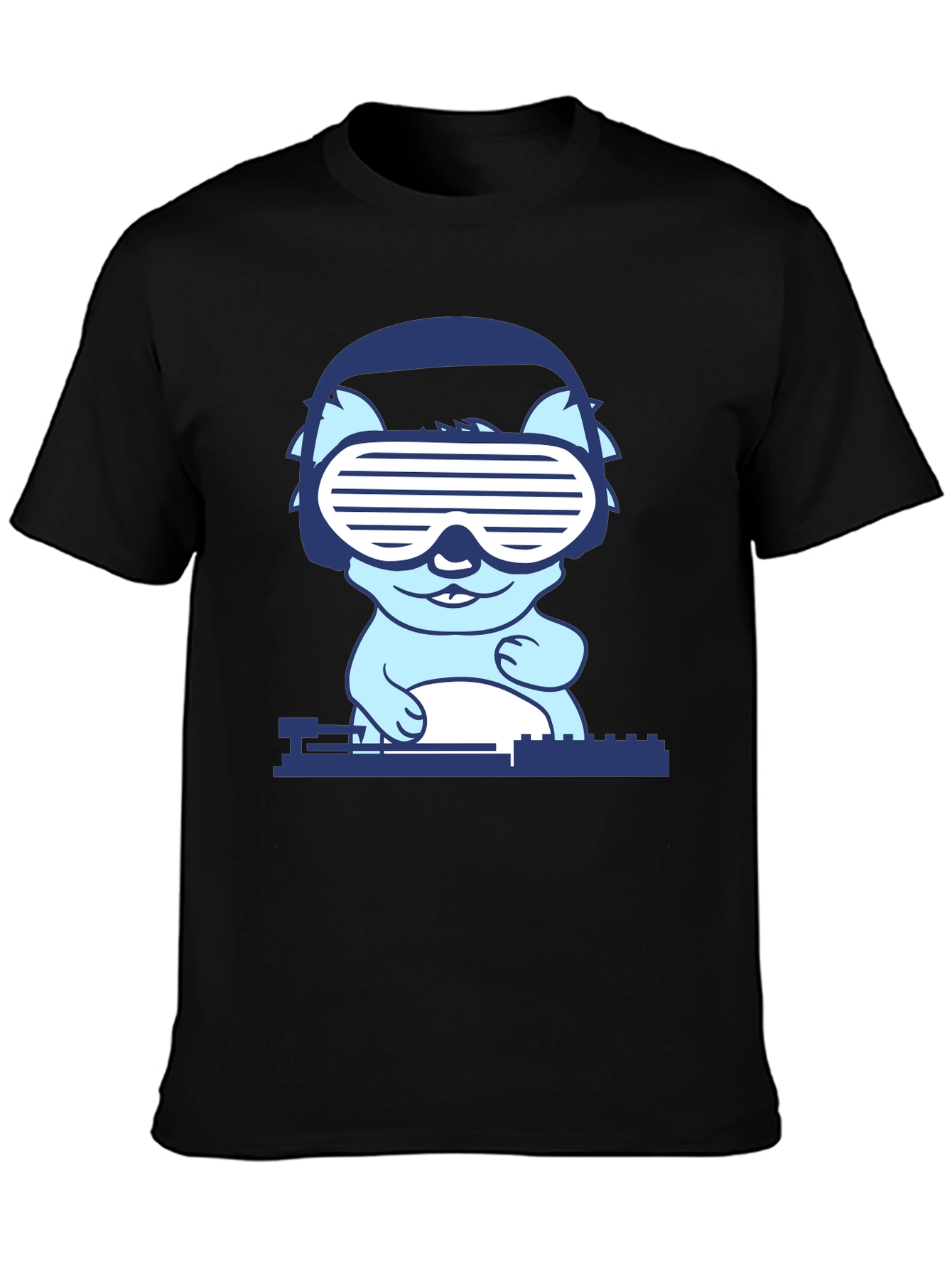 DJ Cat T-Shirt - Cool Party Animal Tee