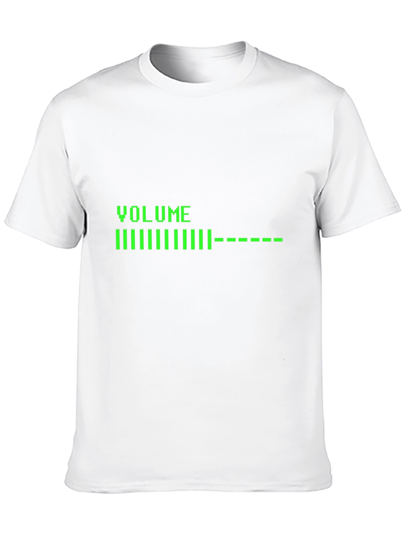Volume Bar Graphic Tee - Black Cotton Blend