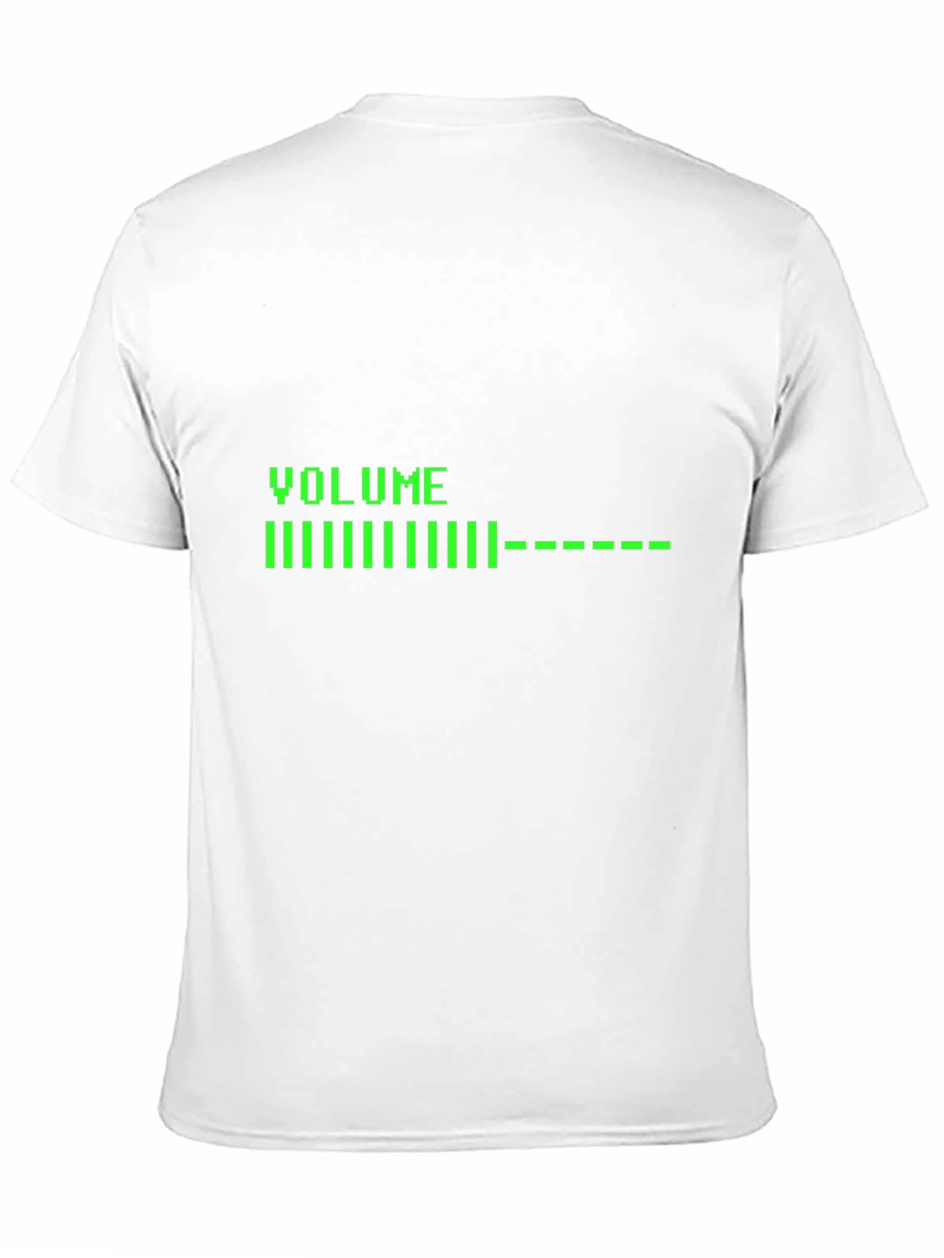 Volume Bar Graphic Tee - Black Cotton Blend