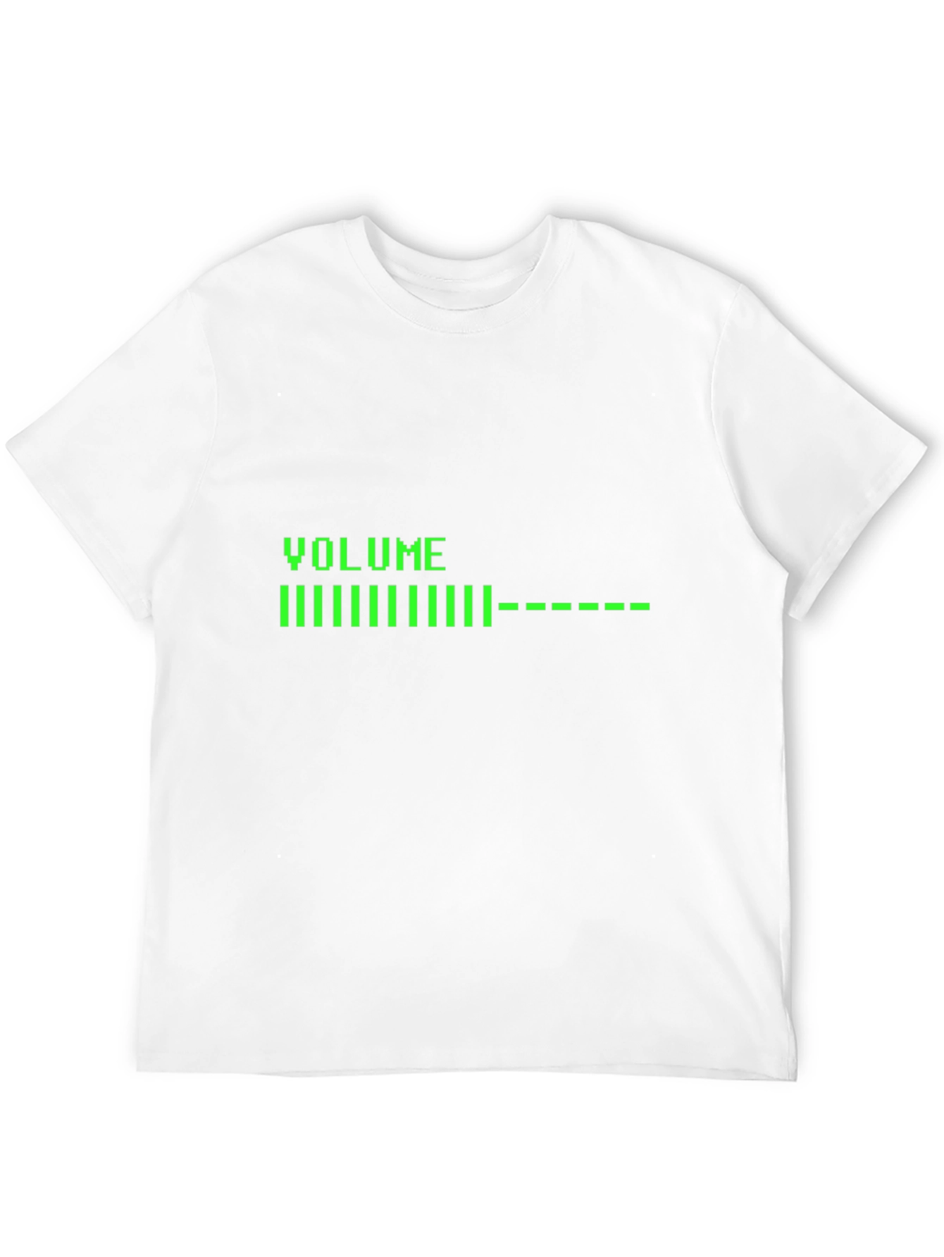 Volume Bar Graphic Tee - Black Cotton Blend