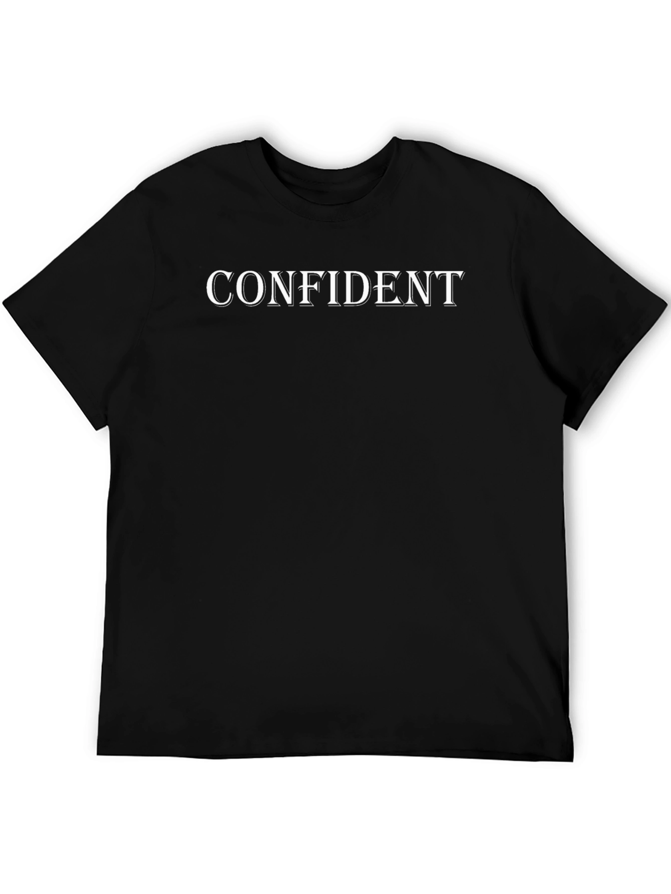 Confident Black T-Shirt