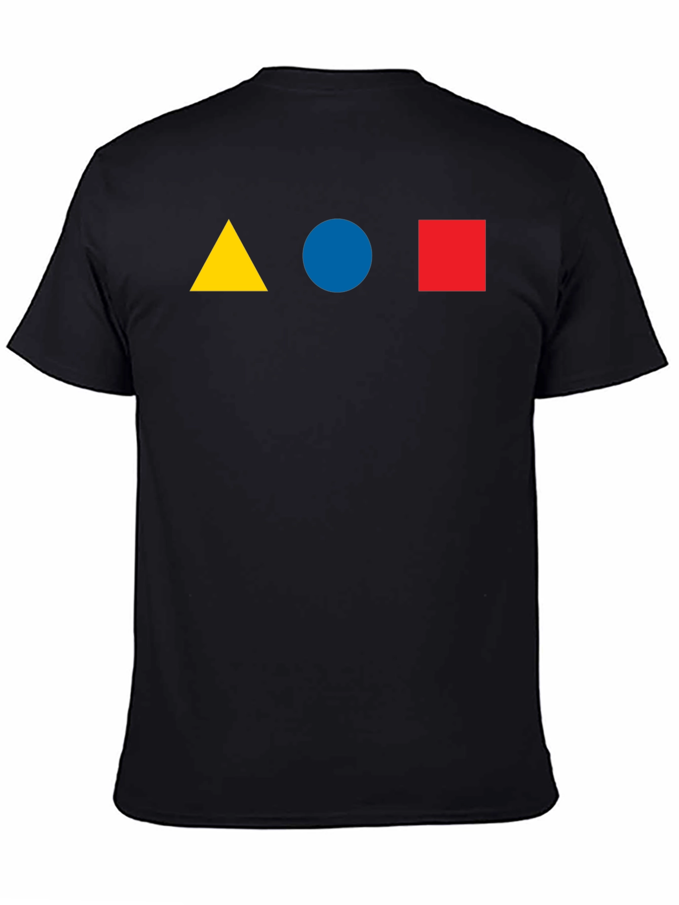 Geometric Shapes T-Shirt - Triangle Circle Square Design