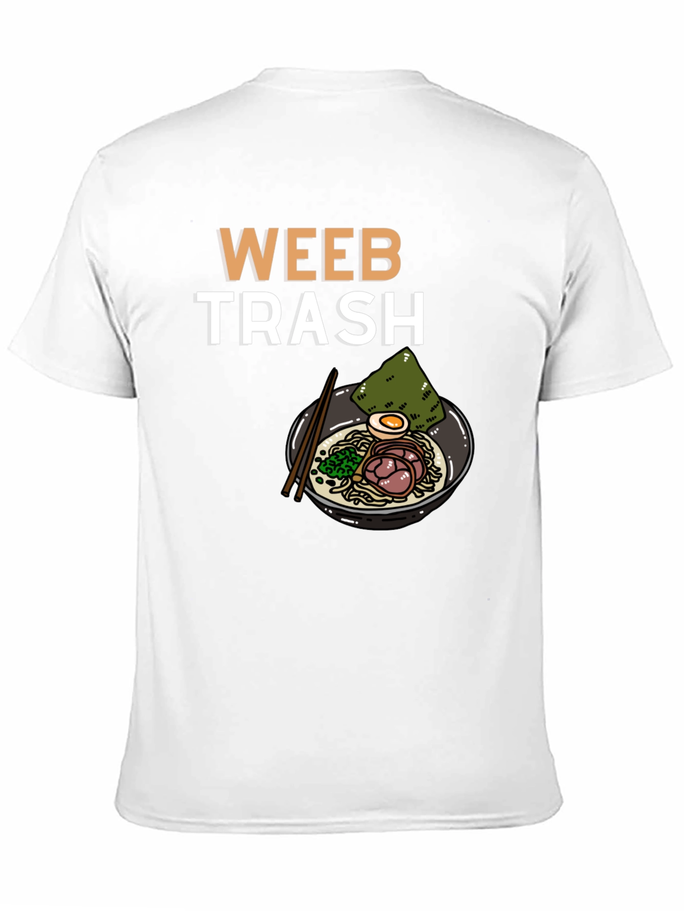 Weeb Trash Ramen Graphic T-Shirt