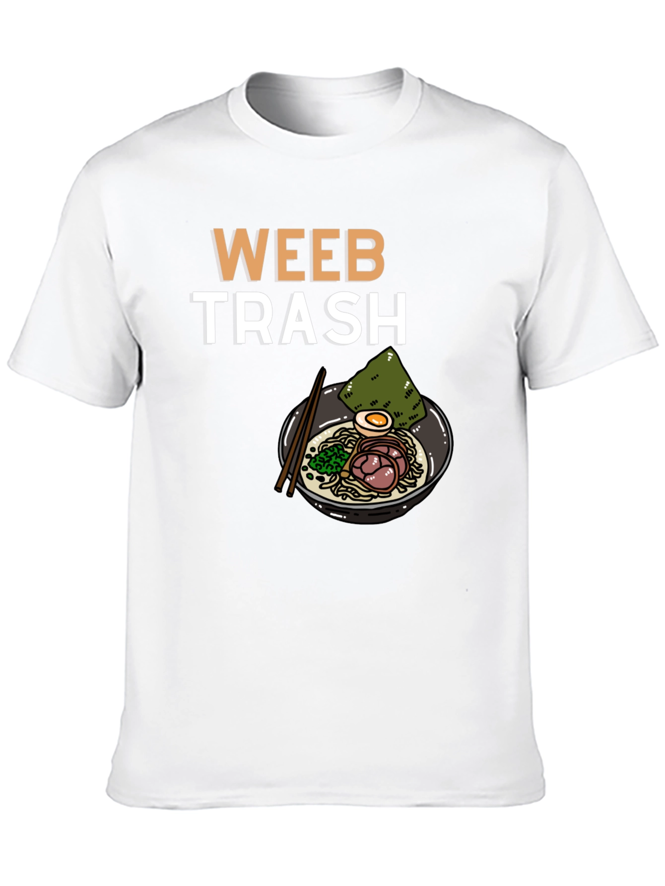 Weeb Trash Ramen Graphic T-Shirt