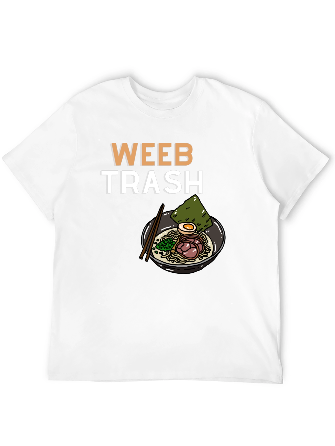 Weeb Trash Ramen Graphic T-Shirt