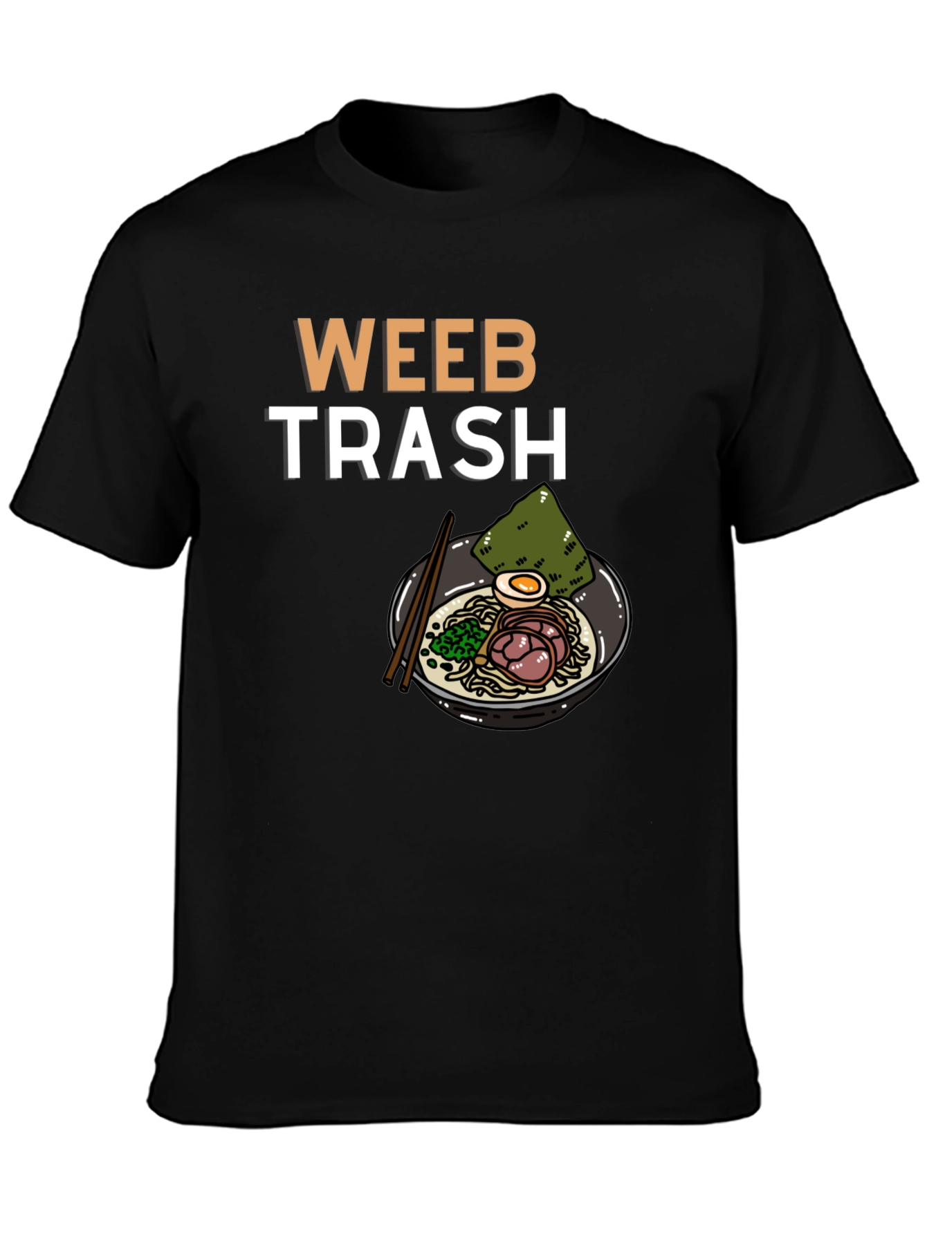 Weeb Trash Ramen Graphic T-Shirt