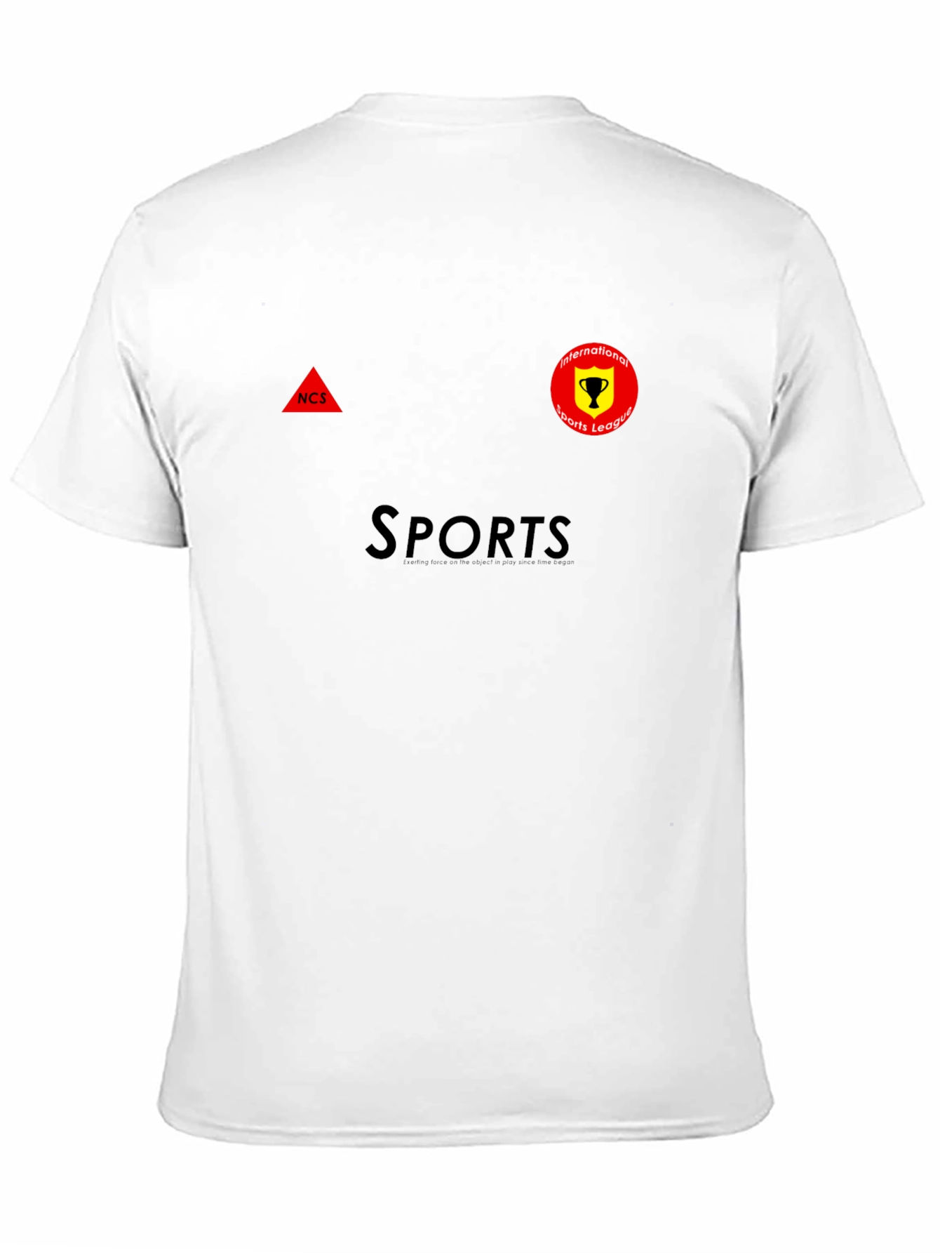 Mens Black Sports Graphic T-Shirt