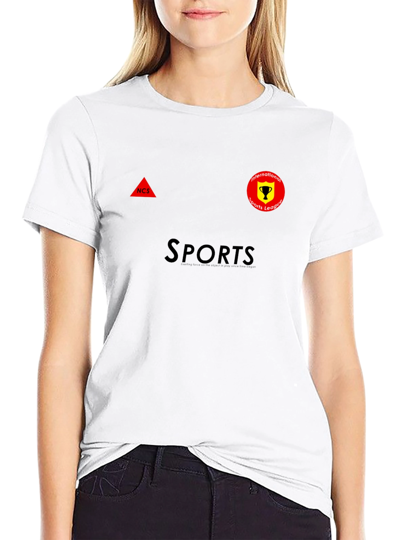 Mens Black Sports Graphic T-Shirt