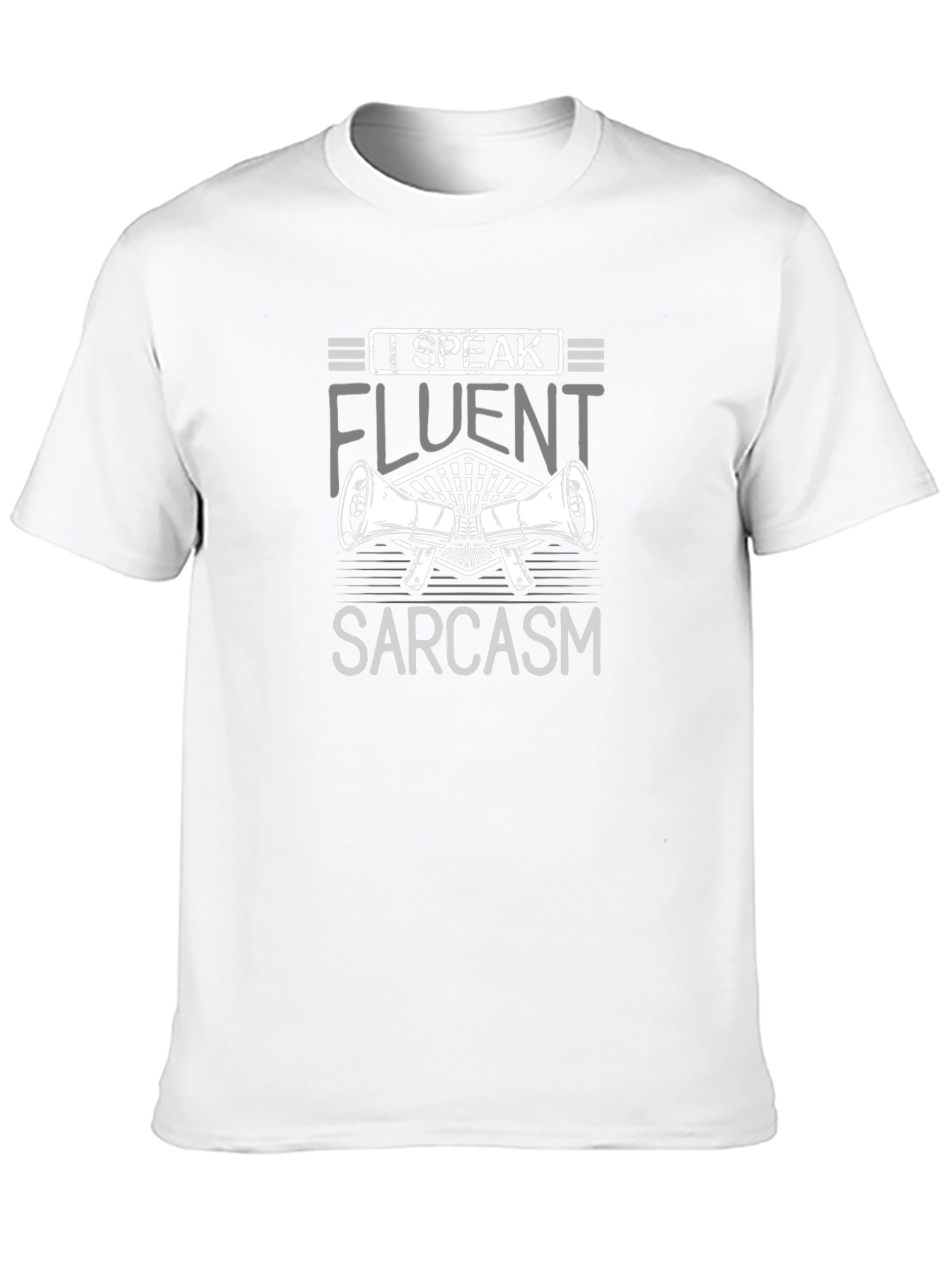 Funny Sarcasm T-Shirt - Speak Fluent Sarcasm Graphic Tee