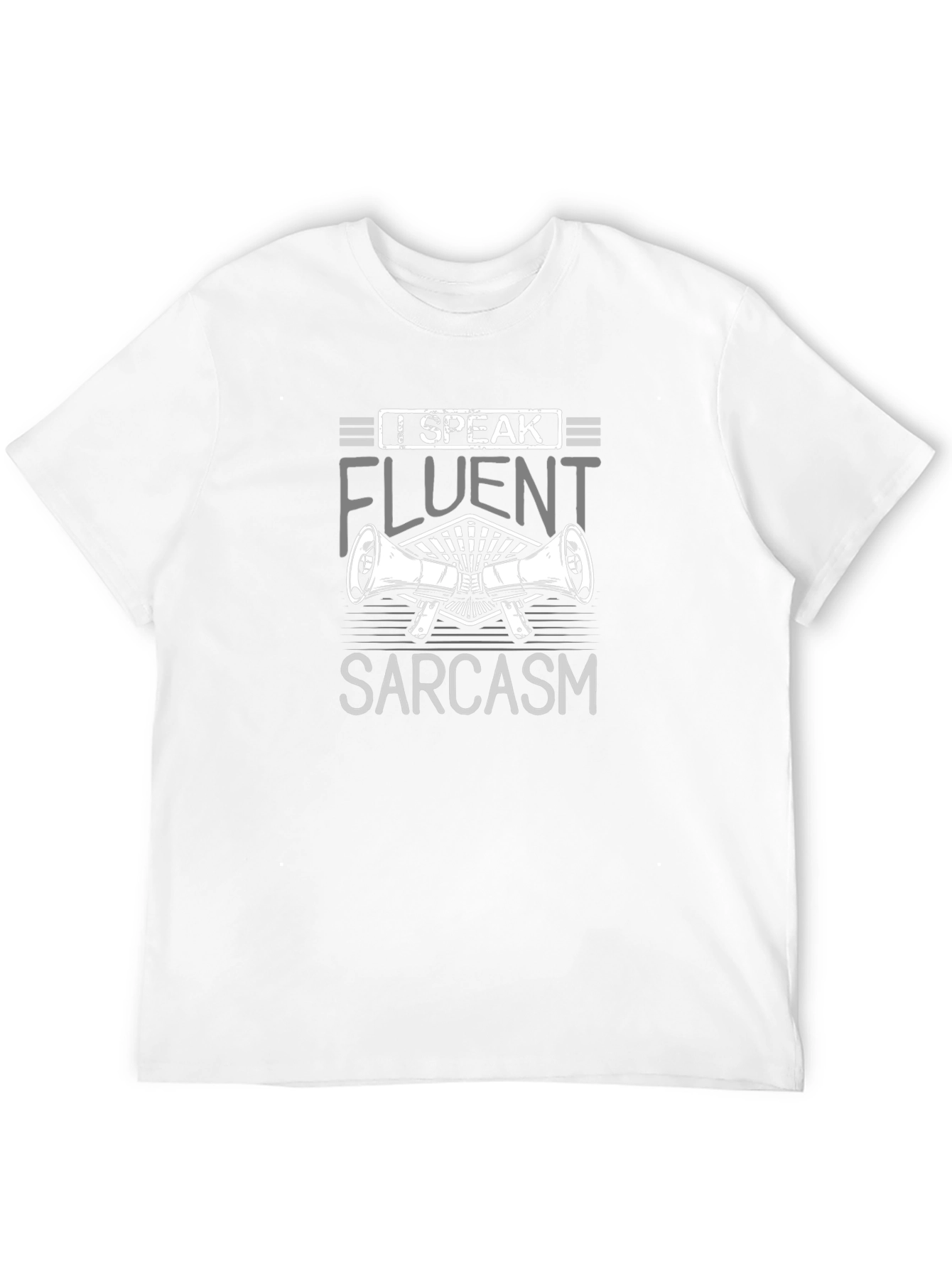 Funny Sarcasm T-Shirt - Speak Fluent Sarcasm Graphic Tee