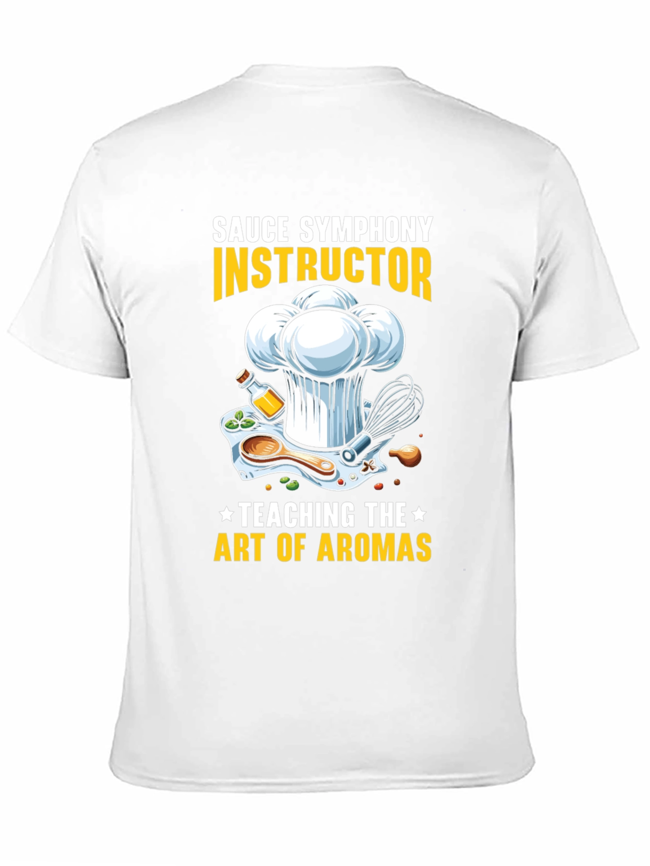 Sauce Symphony Instructor T-Shirt Chef Culinary Art Tee