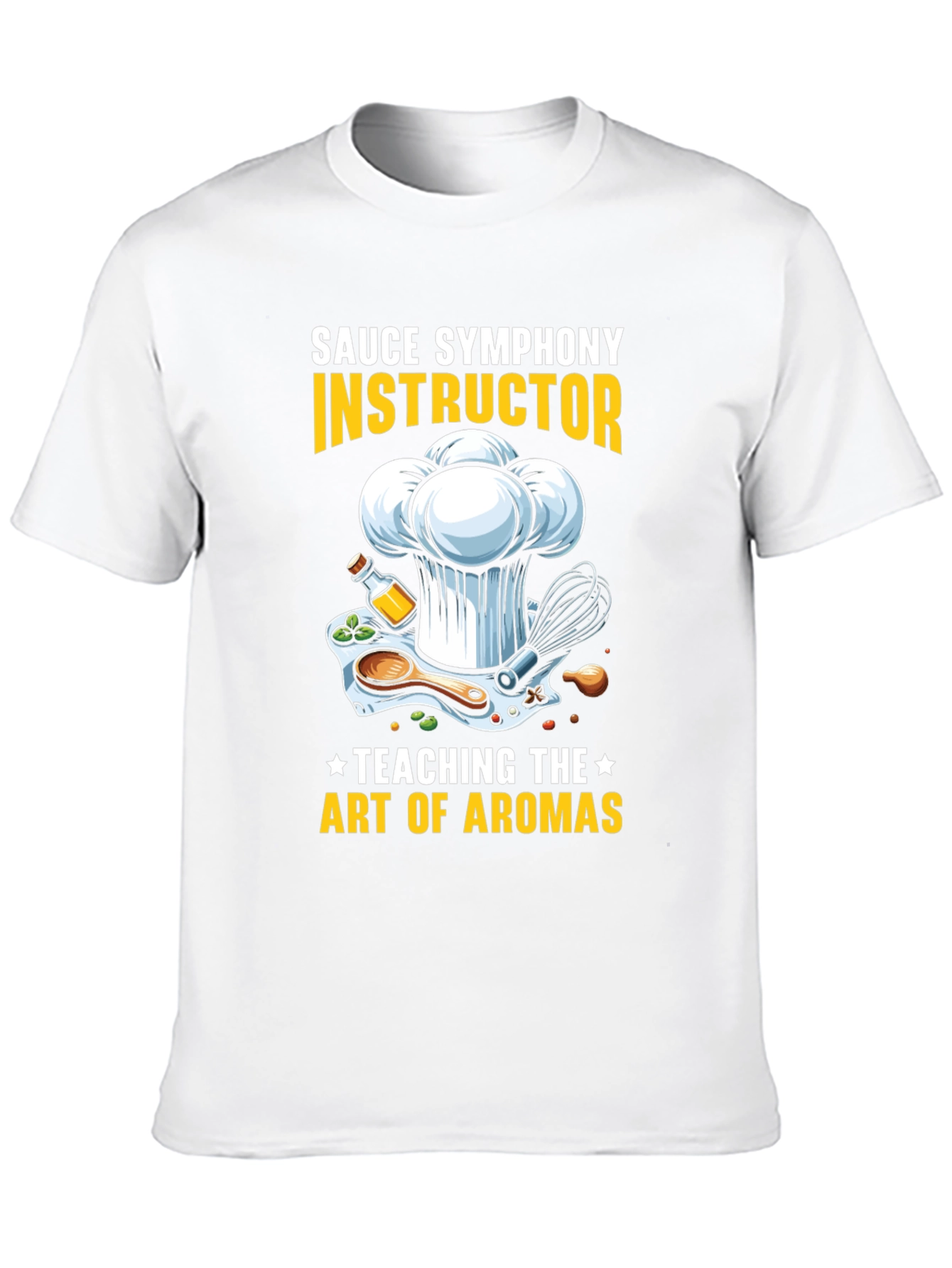 Sauce Symphony Instructor T-Shirt Chef Culinary Art Tee