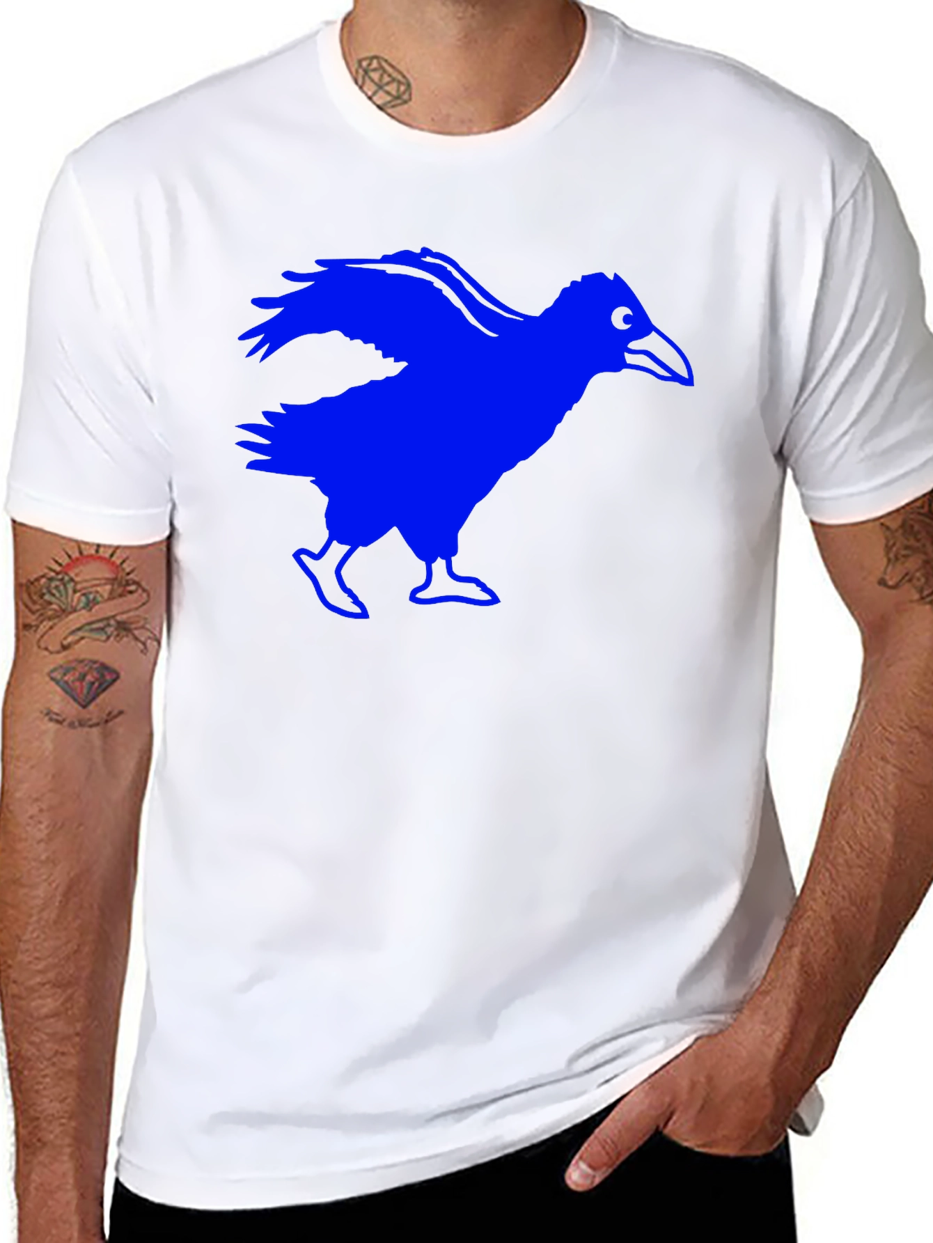 Raven Graphic Tee - Black T-Shirt