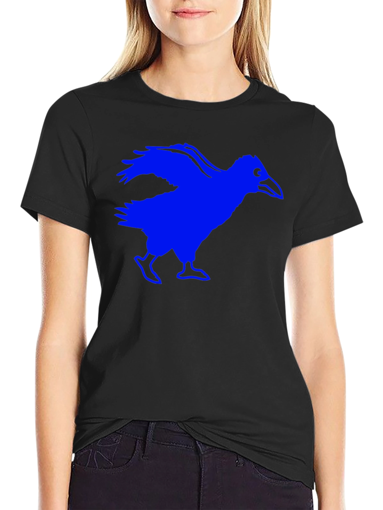 Raven Graphic Tee - Black T-Shirt