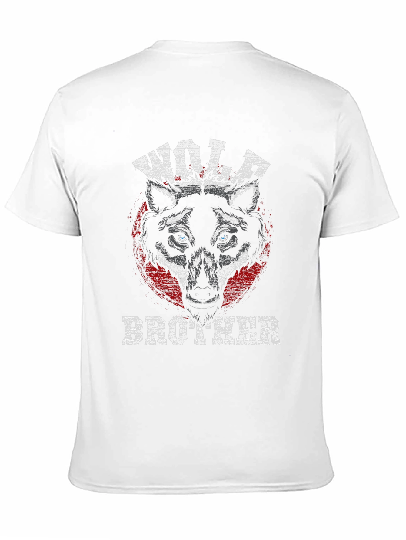 Wolf Brother Graphic Tee - Black Cotton T-Shirt