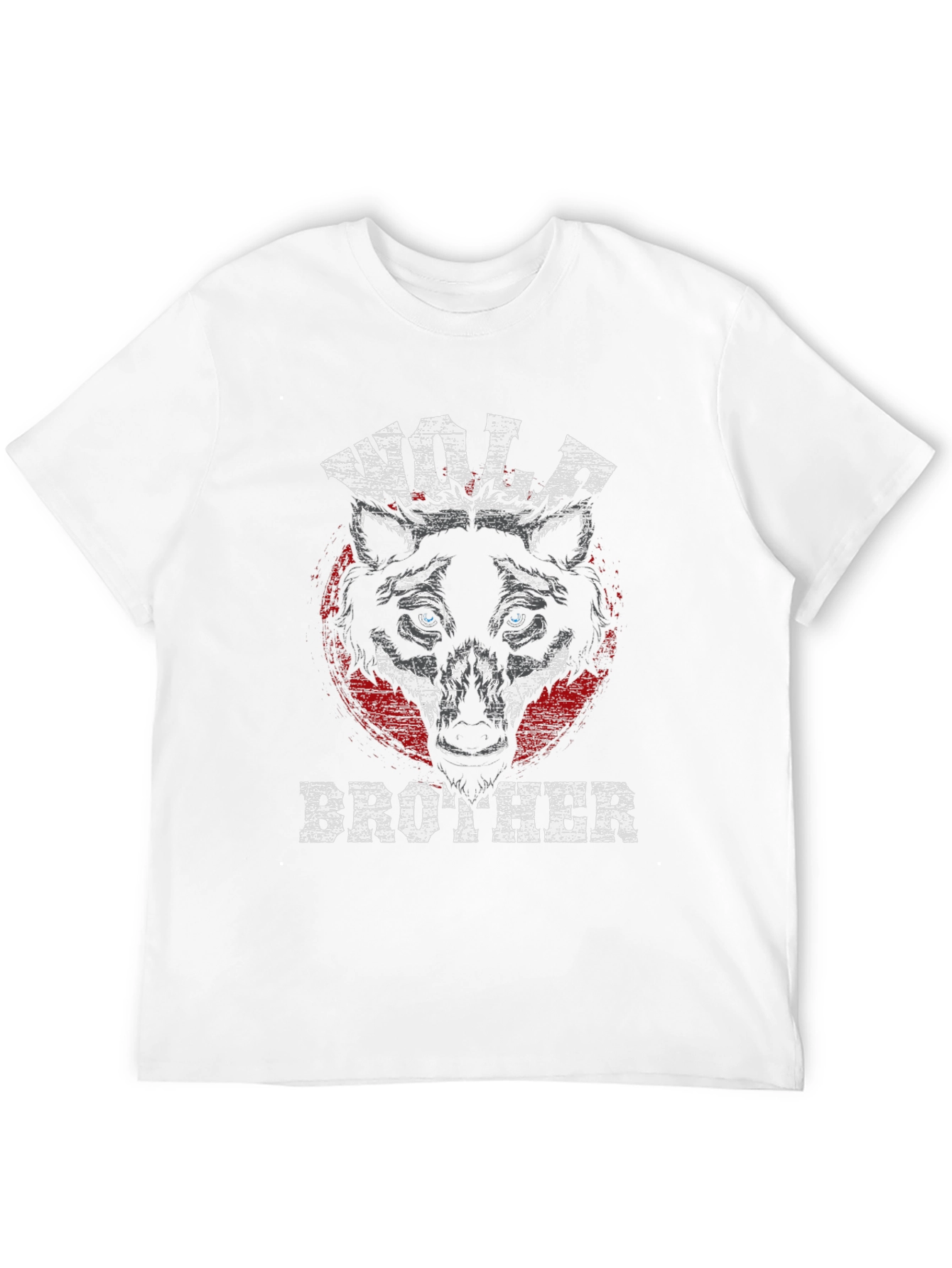 Wolf Brother Graphic Tee - Black Cotton T-Shirt