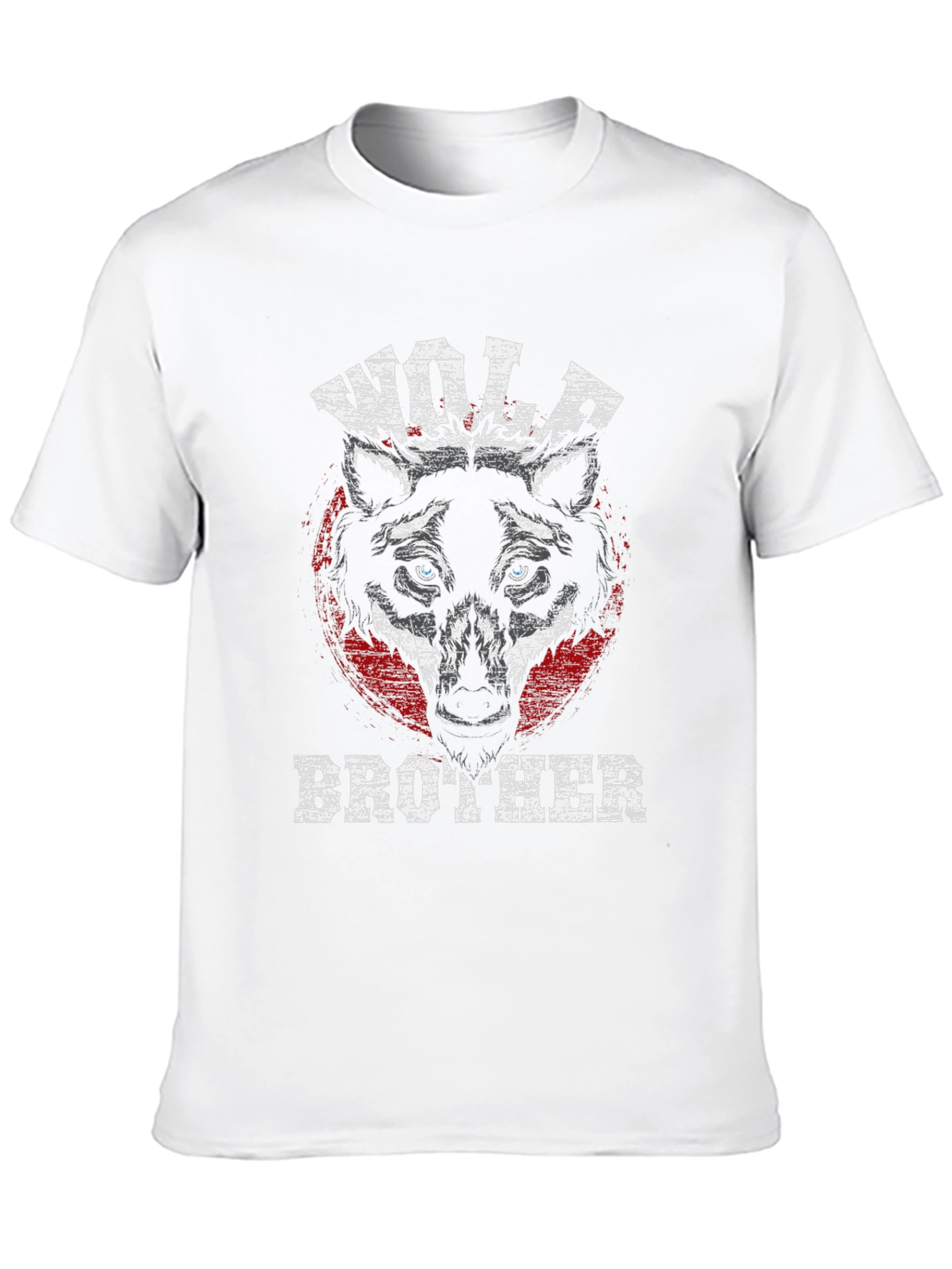 Wolf Brother Graphic Tee - Black Cotton T-Shirt